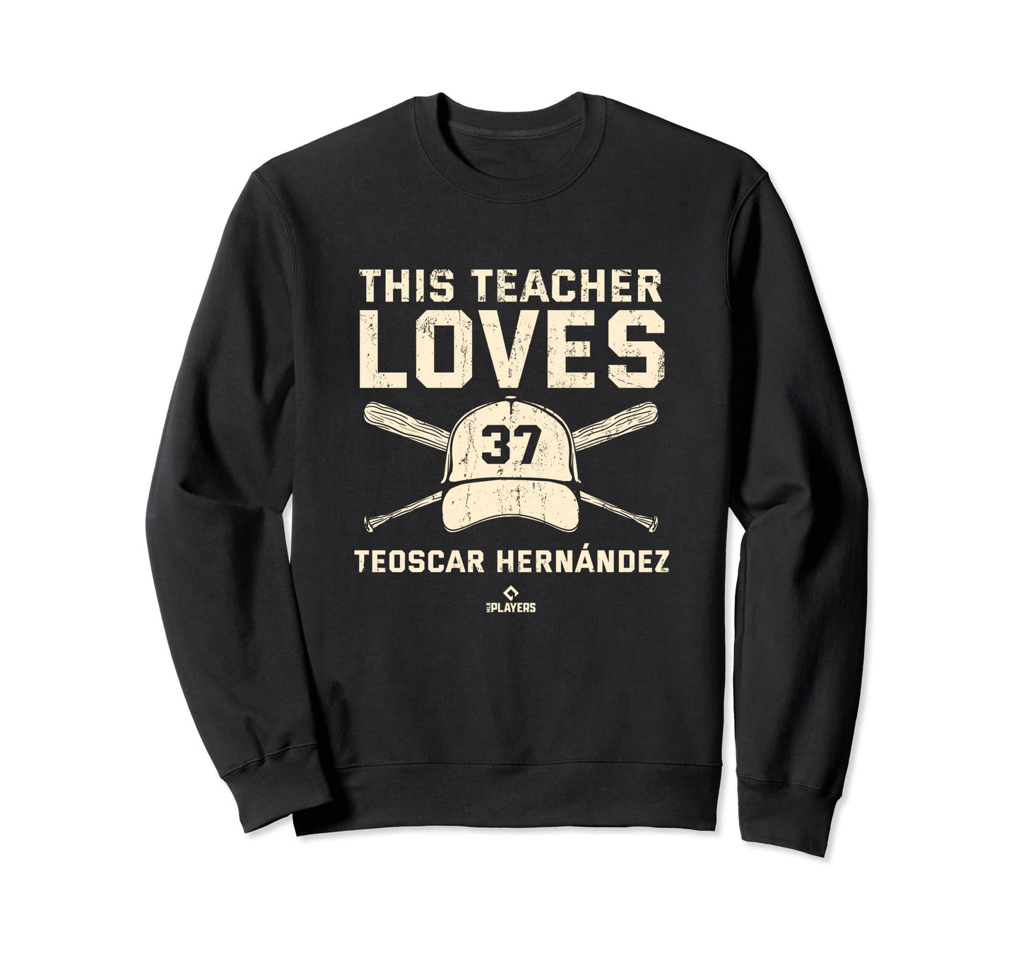 This Teacher Loves Teoscar Sweatshirt - Fun Novelty Design for Adults - T-Shirt, Sweatshirt, Hoodie