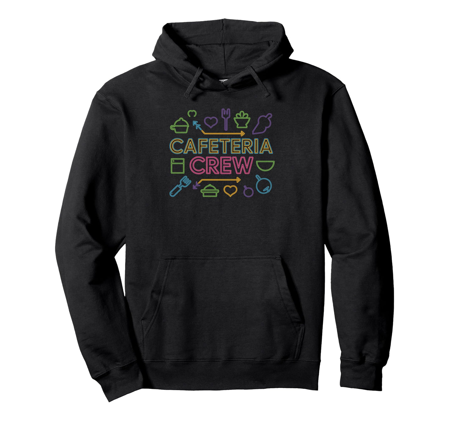Happy School Lunch Ladies And Cafeteria Hoodie - Trendy Graphic Men Women - T-Shirt, Sweatshirt, Hoodie
