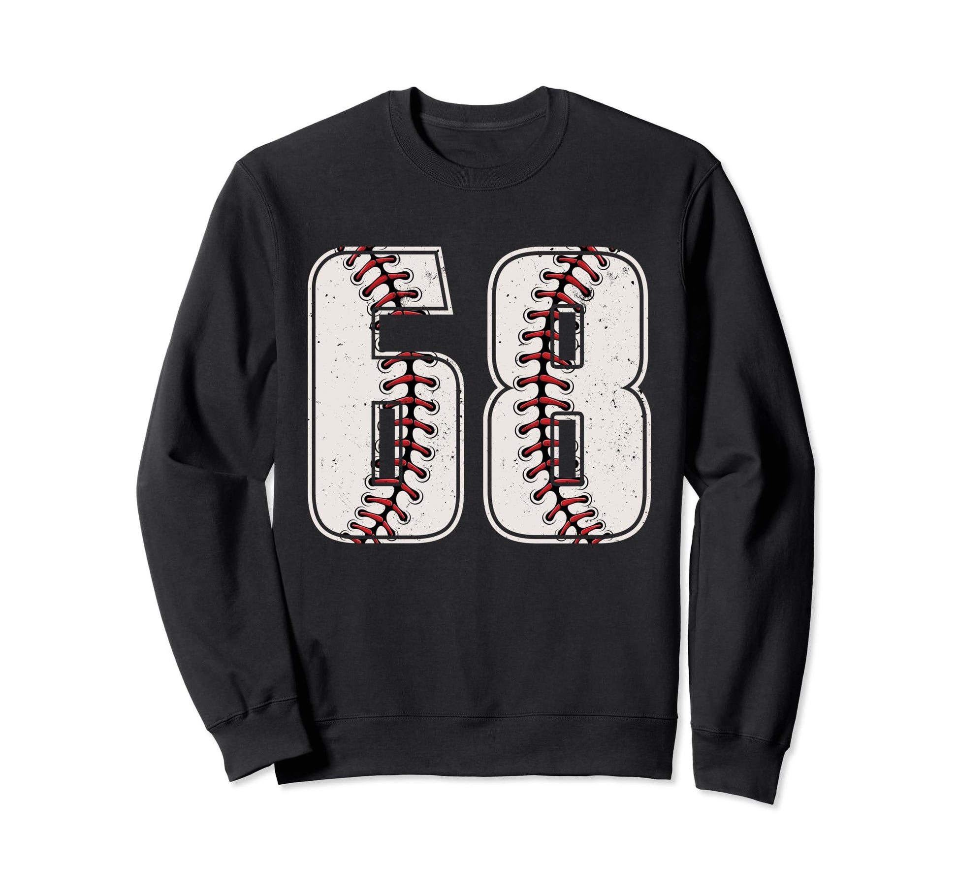 Baseball Player Number 68 Sweatshirt - Casual Everyday Wear for Adults - T-Shirt, Sweatshirt, Hoodie