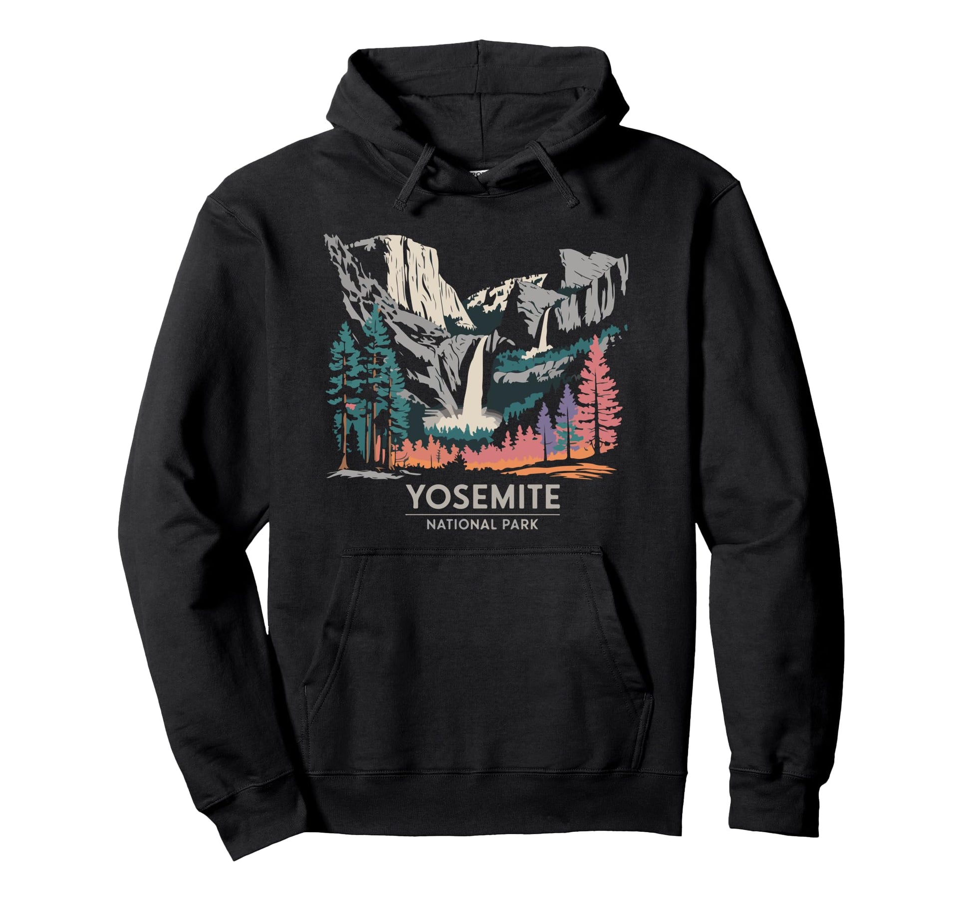 Yosemite Falls California National Hoodie - Streetwear Style for Adults - T-Shirt, Sweatshirt, Hoodie