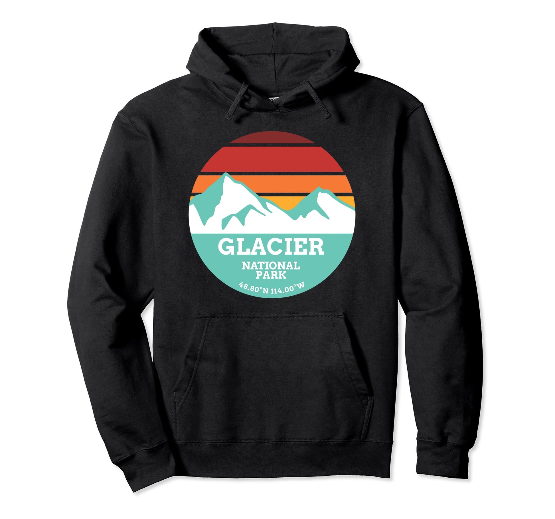 Glacier National Park Mountain Hoodies Hoodie - Unique Graphic Men Women - T-Shirt, Sweatshirt, Hoodie