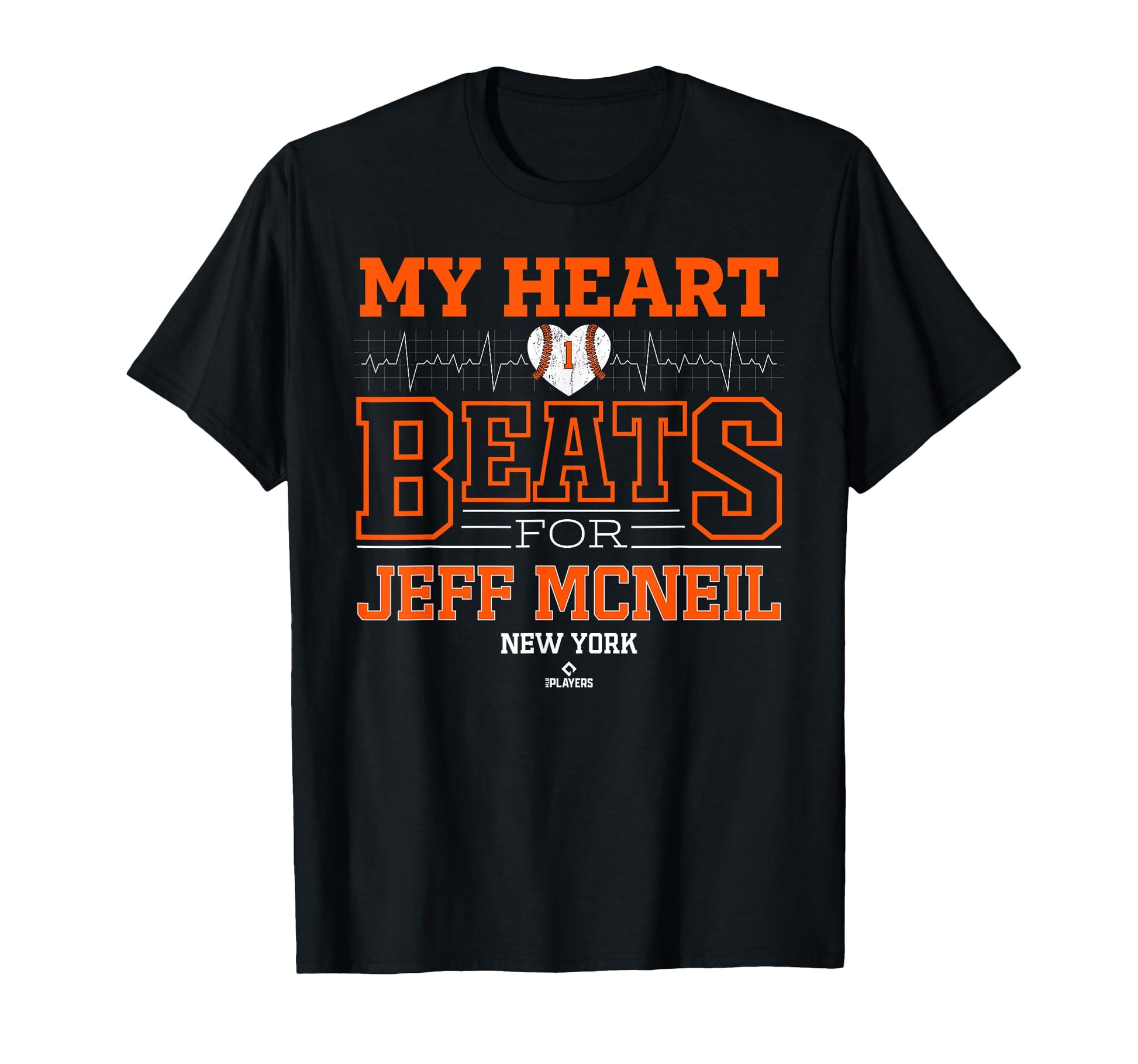 My Heart Beats Jeff Mcneil New York T-Shirt - Minimalist Print Men Women - T-Shirt, Sweatshirt, Hoodie