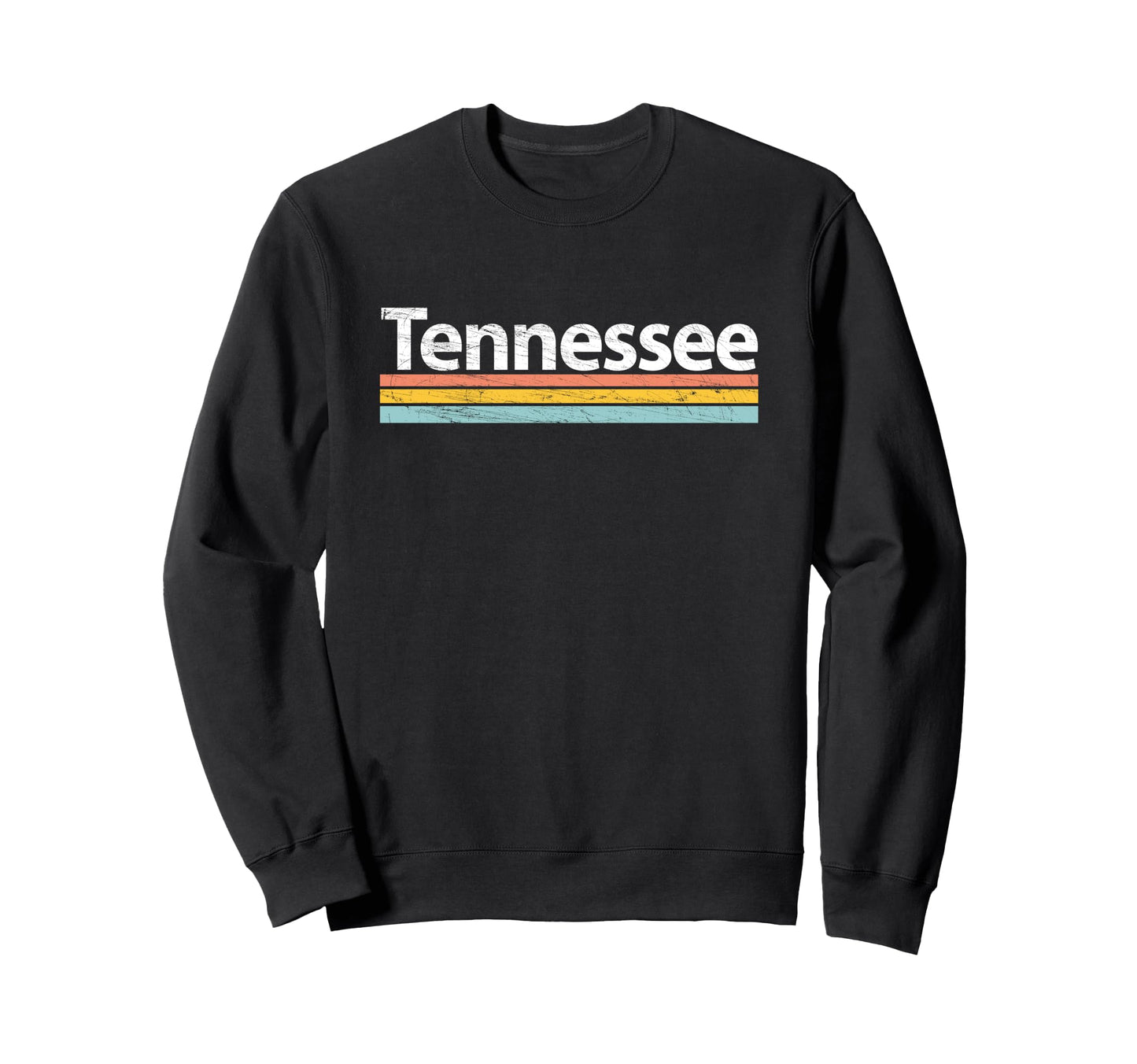 Tennessee Worn Stripes Sweatshirt - Fun Novelty Design Unisex - T-Shirt, Sweatshirt, Hoodie