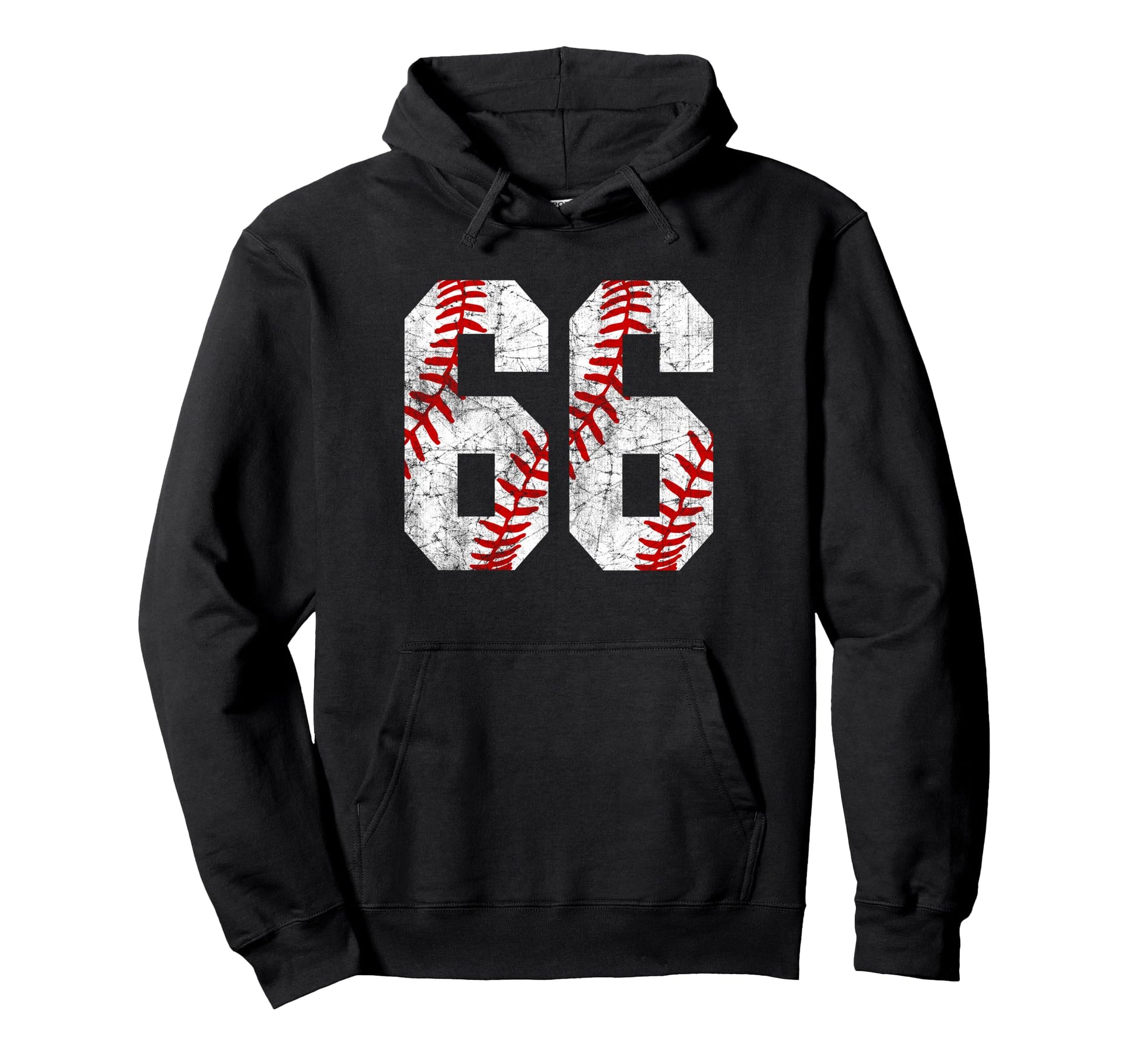 Baseball Mom 66 Jersey Baseball Hoodie - Casual Everyday Wear Unisex - T-Shirt, Sweatshirt, Hoodie