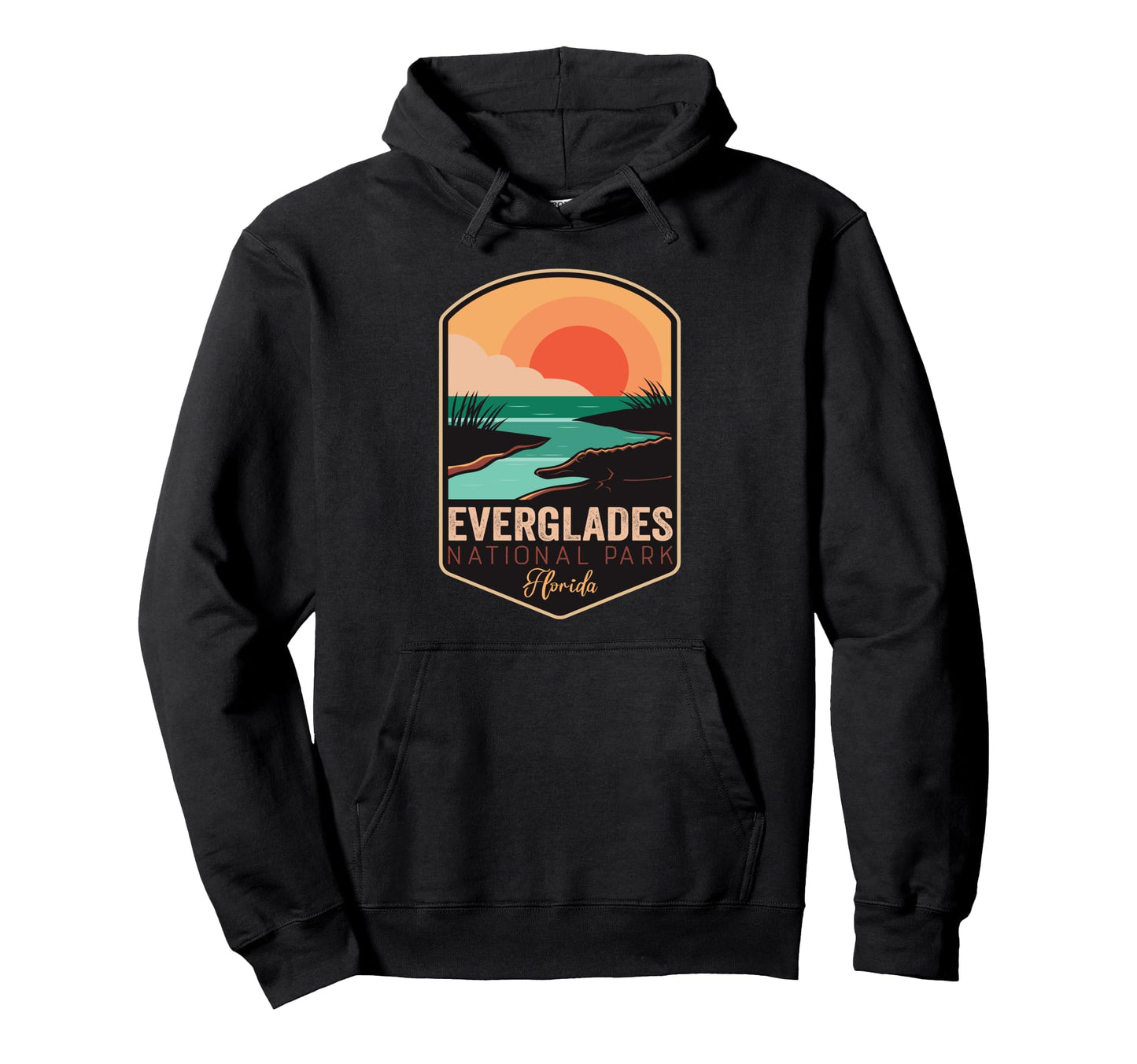 Everglades National Park Alligators Hoodie - Fun Novelty Design Unisex - T-Shirt, Sweatshirt, Hoodie