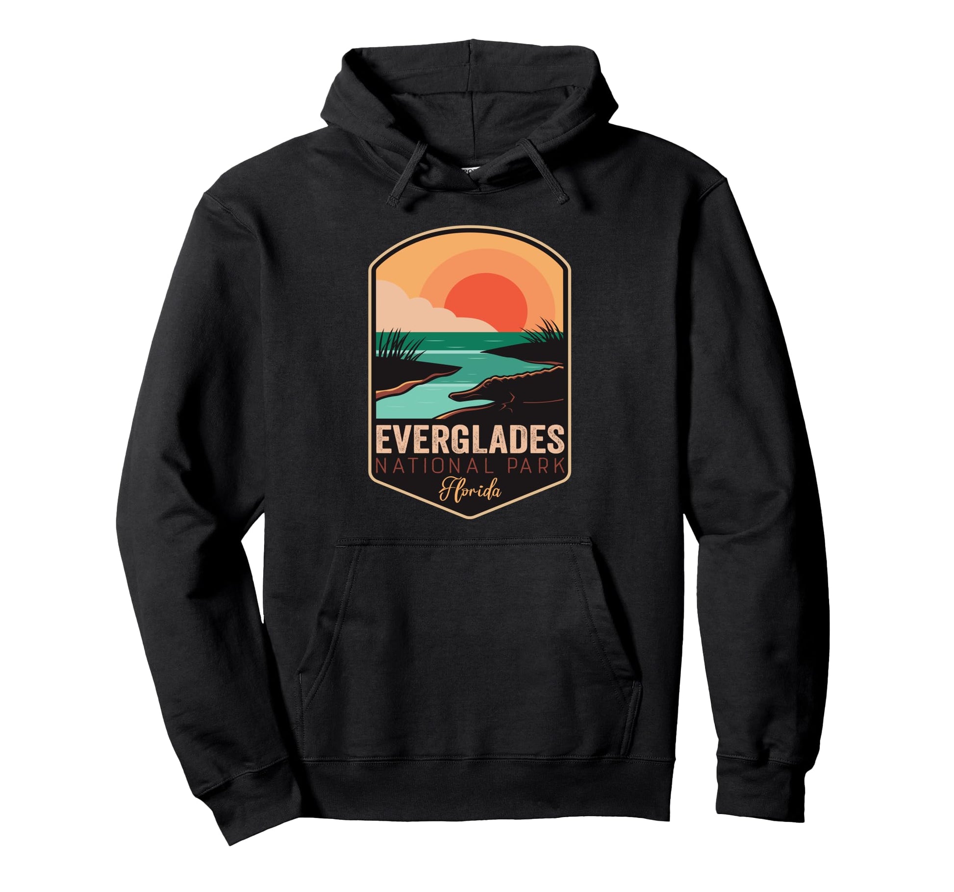 Everglades National Park Alligators Hoodie - Fun Novelty Design Unisex - T-Shirt, Sweatshirt, Hoodie