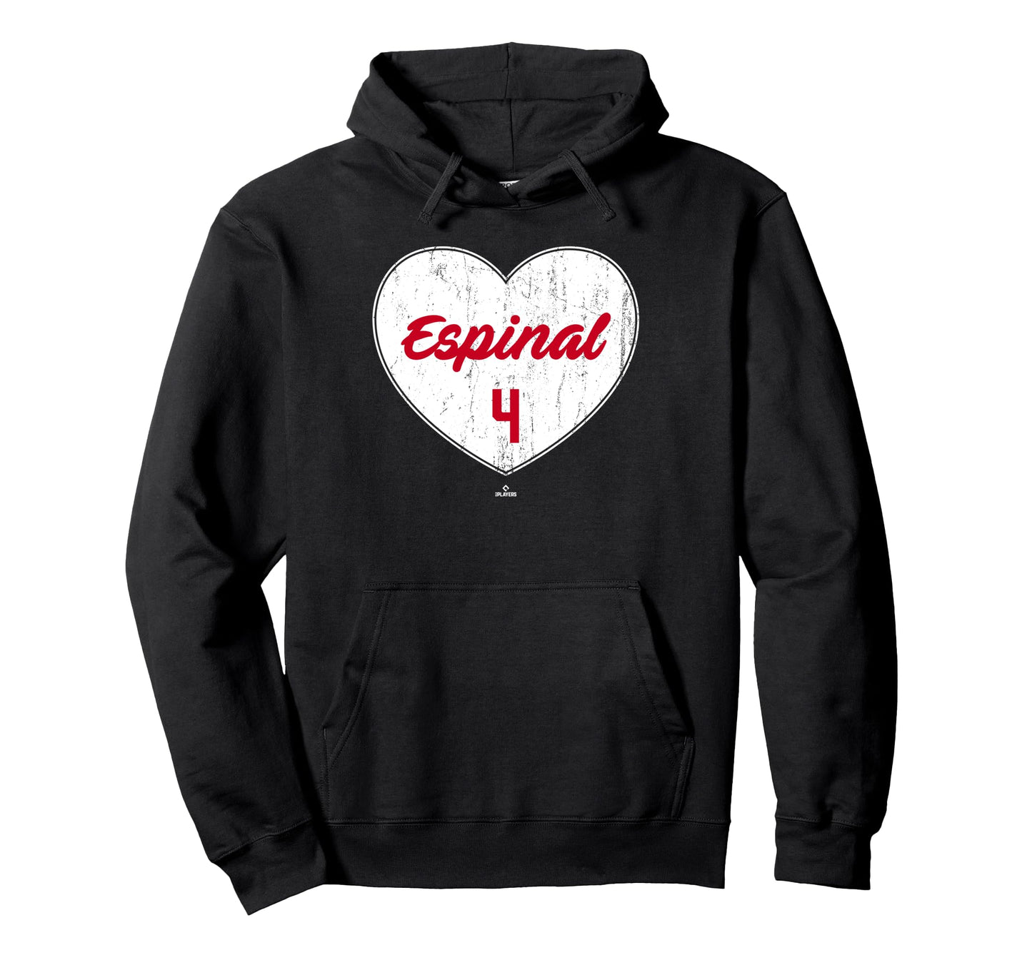 Distressed Heart Santiago Espinal Hoodie - Minimalist Print Unisex - T-Shirt, Sweatshirt, Hoodie
