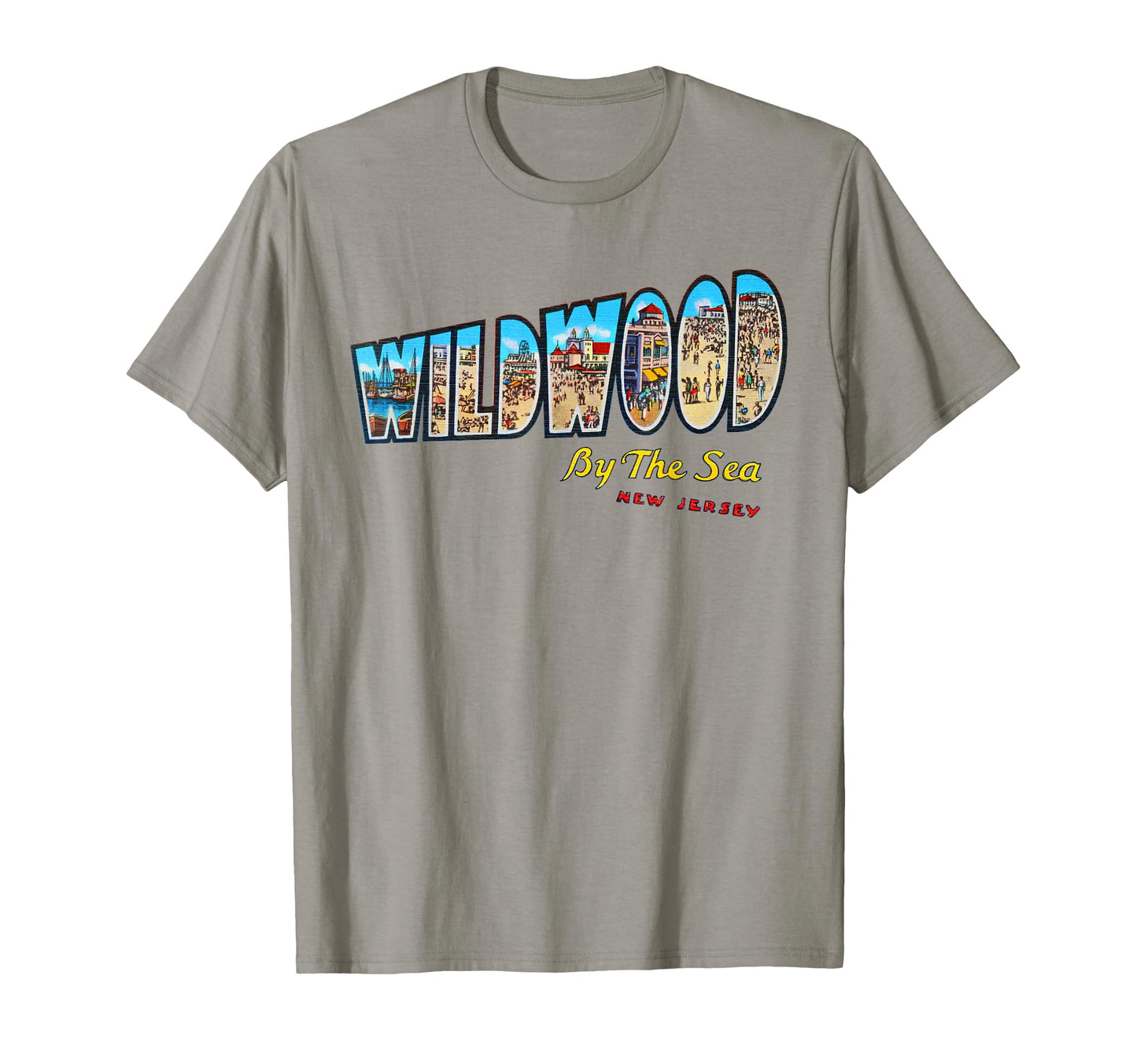 Wildwood New Jersey Nj Souvenir T-Shirt - Fun Novelty Design Men Women - T-Shirt, Sweatshirt, Hoodie