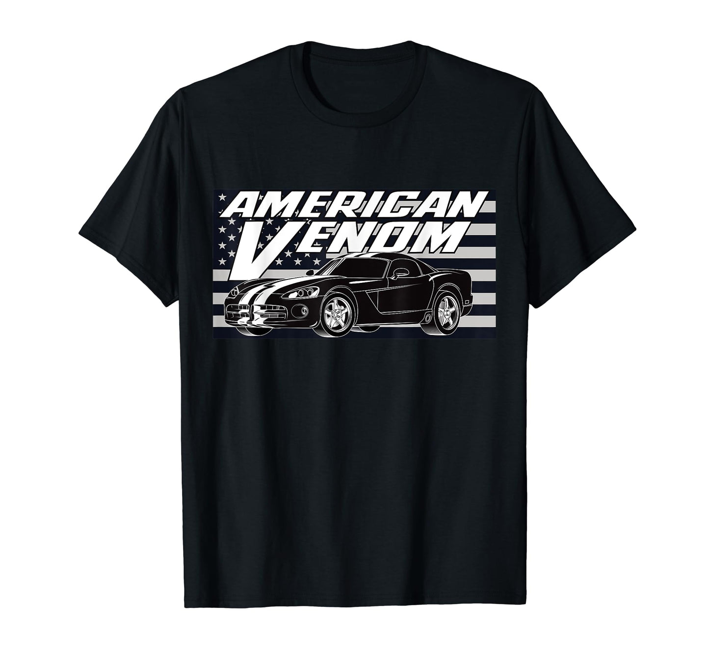 Muscle Car American Venom T-Shirt - Aesthetic Graphic for Adults - T-Shirt, Sweatshirt, Hoodie