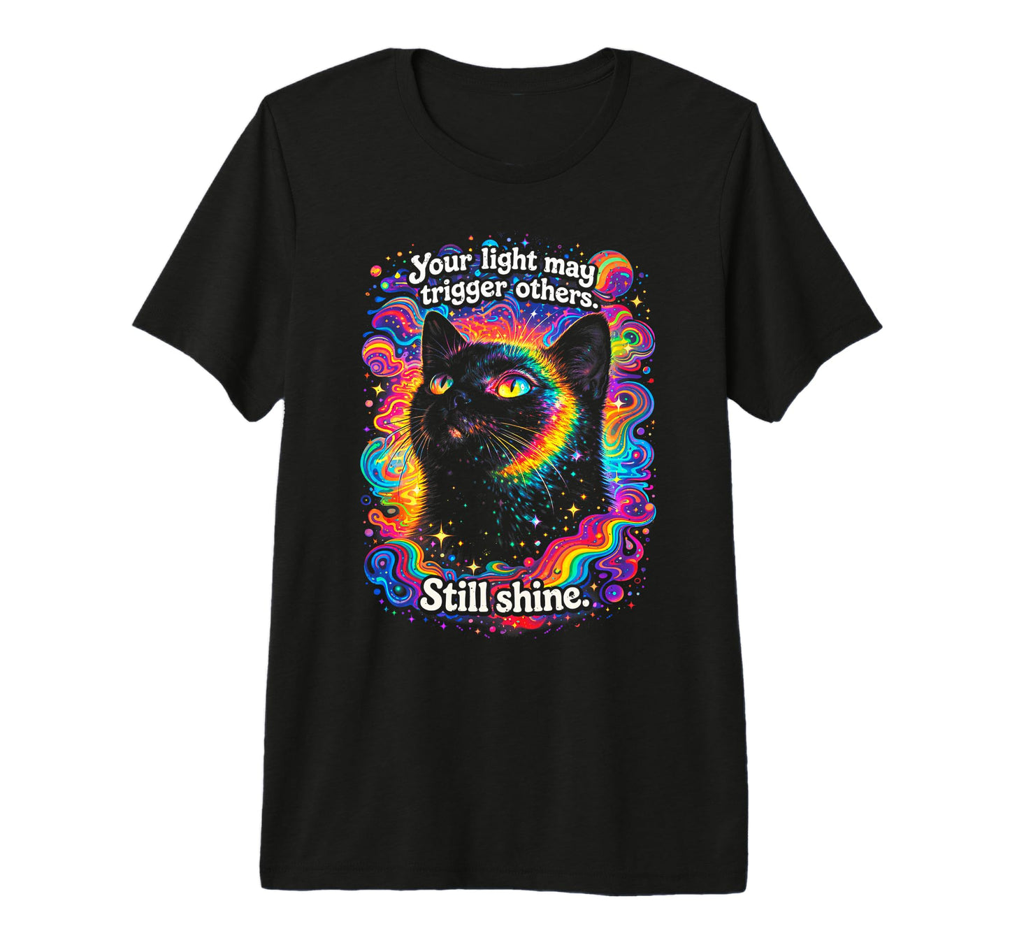 Psychedelic Your Light May Trigger T-Shirt - Streetwear Style Men Women - T-Shirt, Sweatshirt, Hoodie