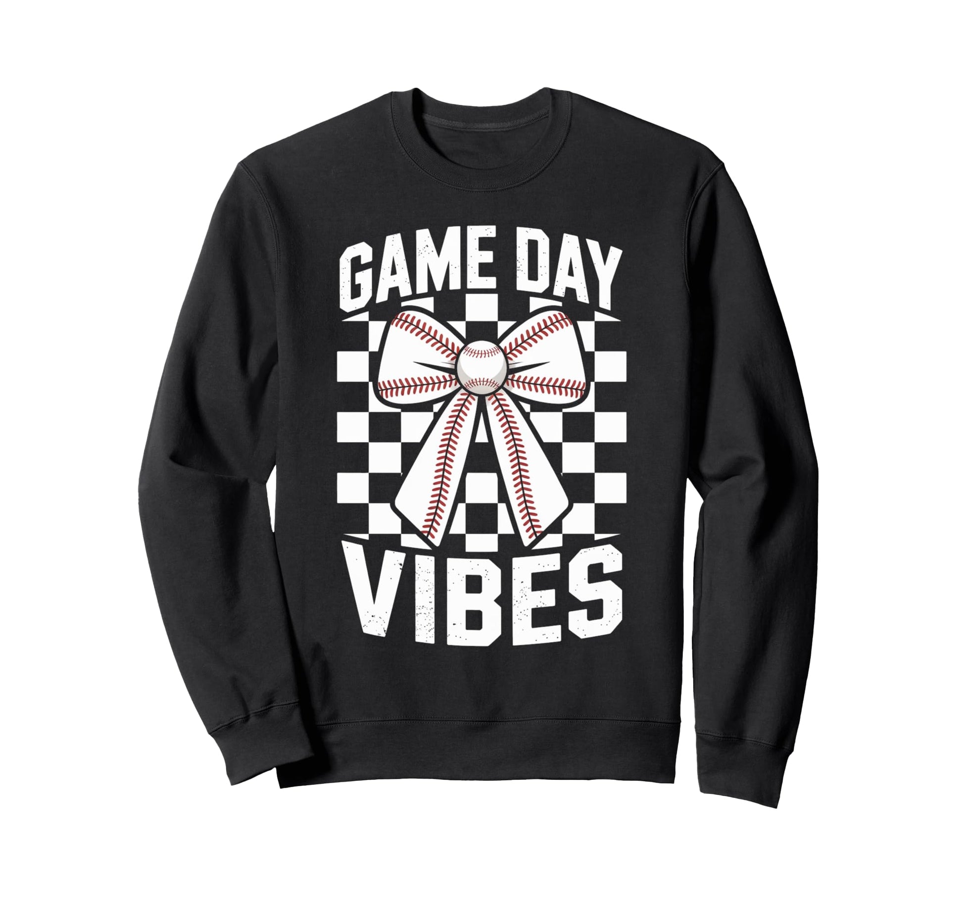Game Day Vibes Coquette Bow Sweatshirt - Fun Novelty Design for Adults - T-Shirt, Sweatshirt, Hoodie