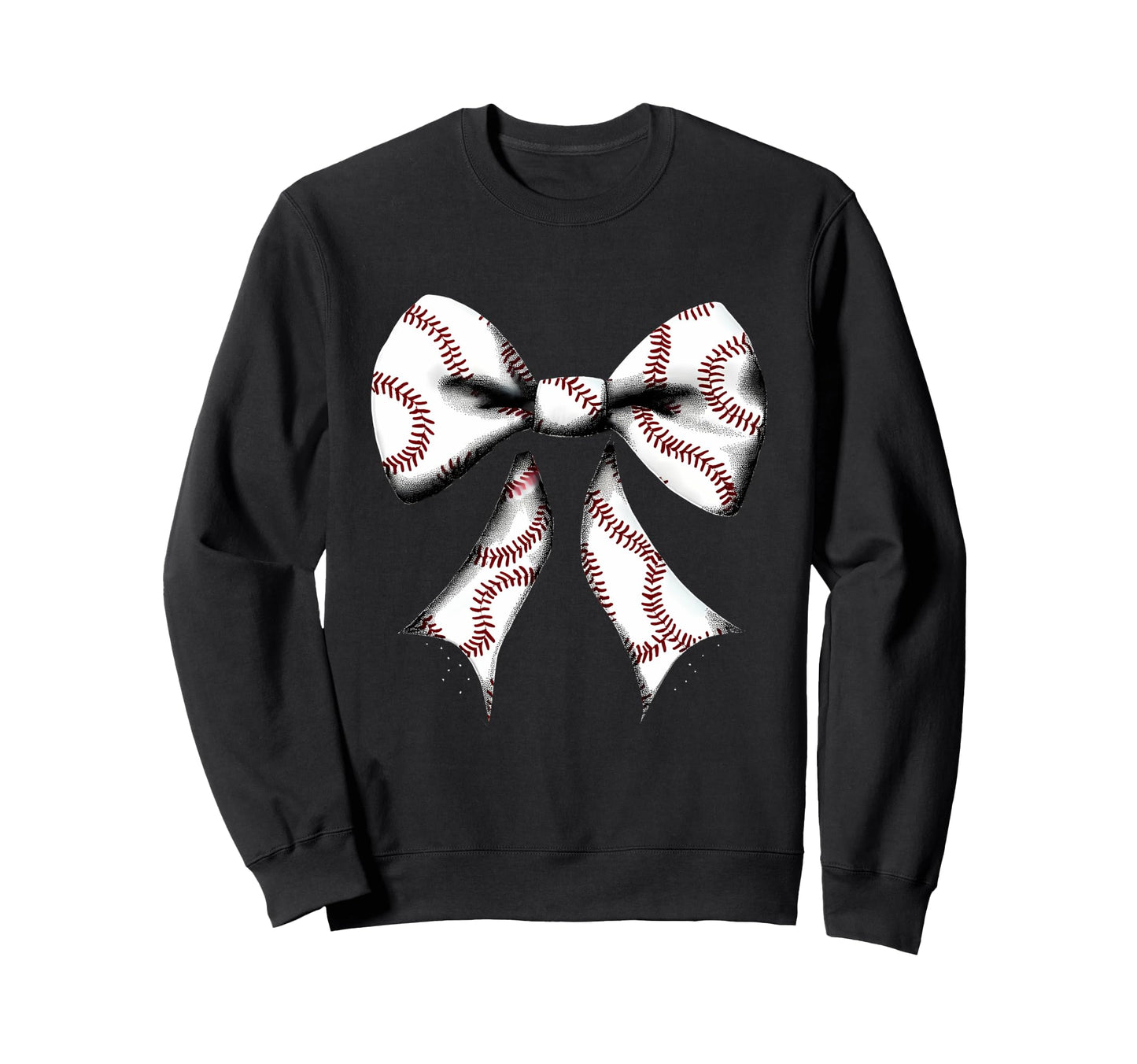 Baseball Coquette Bow Baseball Mom Sweatshirt - Graphic Print Unisex - T-Shirt, Sweatshirt, Hoodie