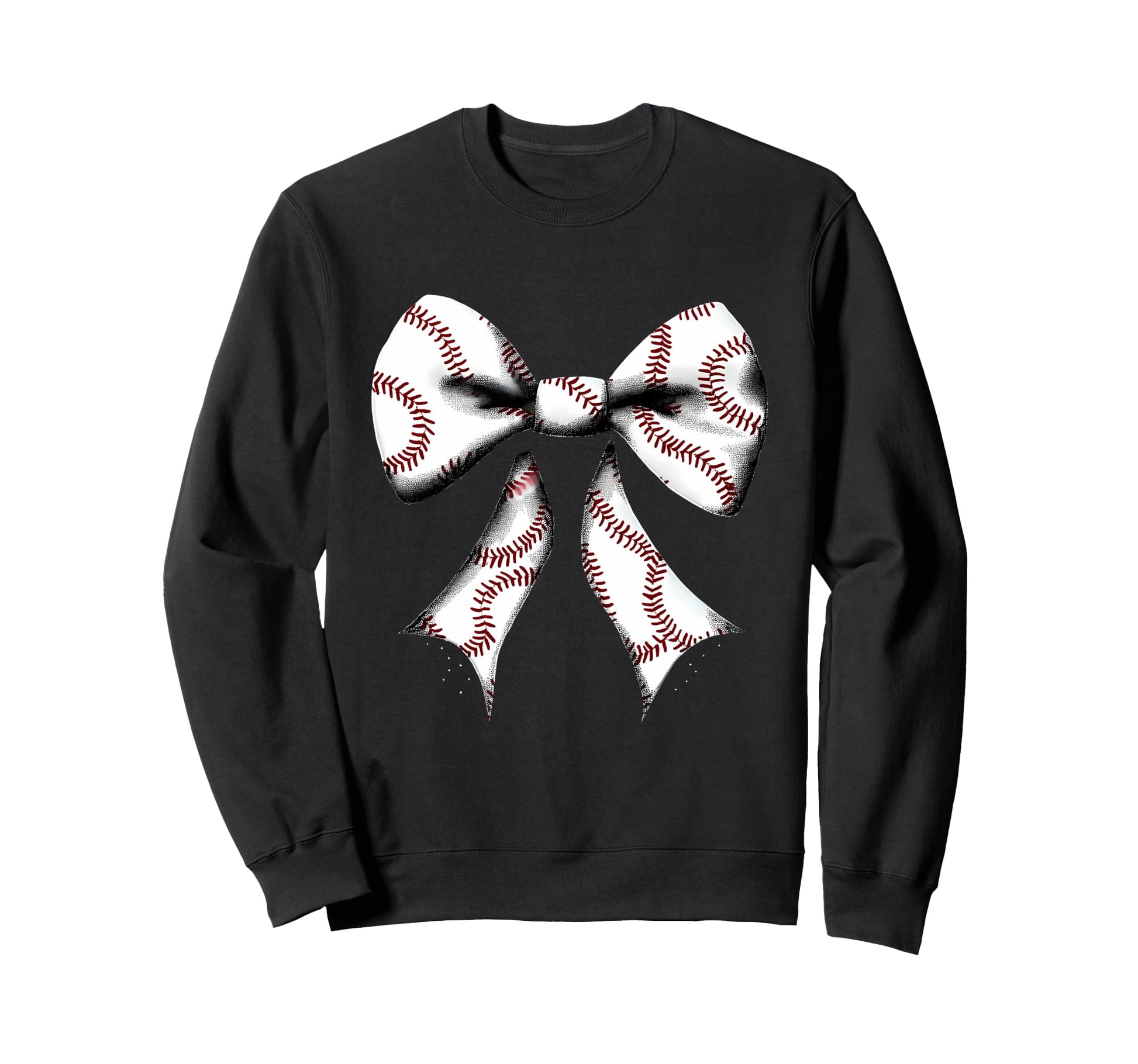 Baseball Coquette Bow Baseball Mom Sweatshirt - Graphic Print Unisex - T-Shirt, Sweatshirt, Hoodie