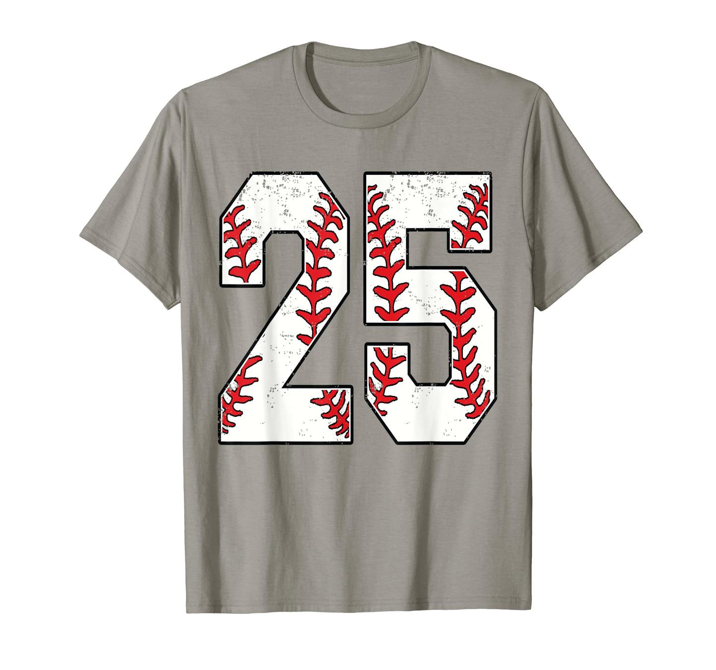 Number 25 Baseball 25 Jersey T-Shirt - Fun Novelty Design for Adults - T-Shirt, Sweatshirt, Hoodie