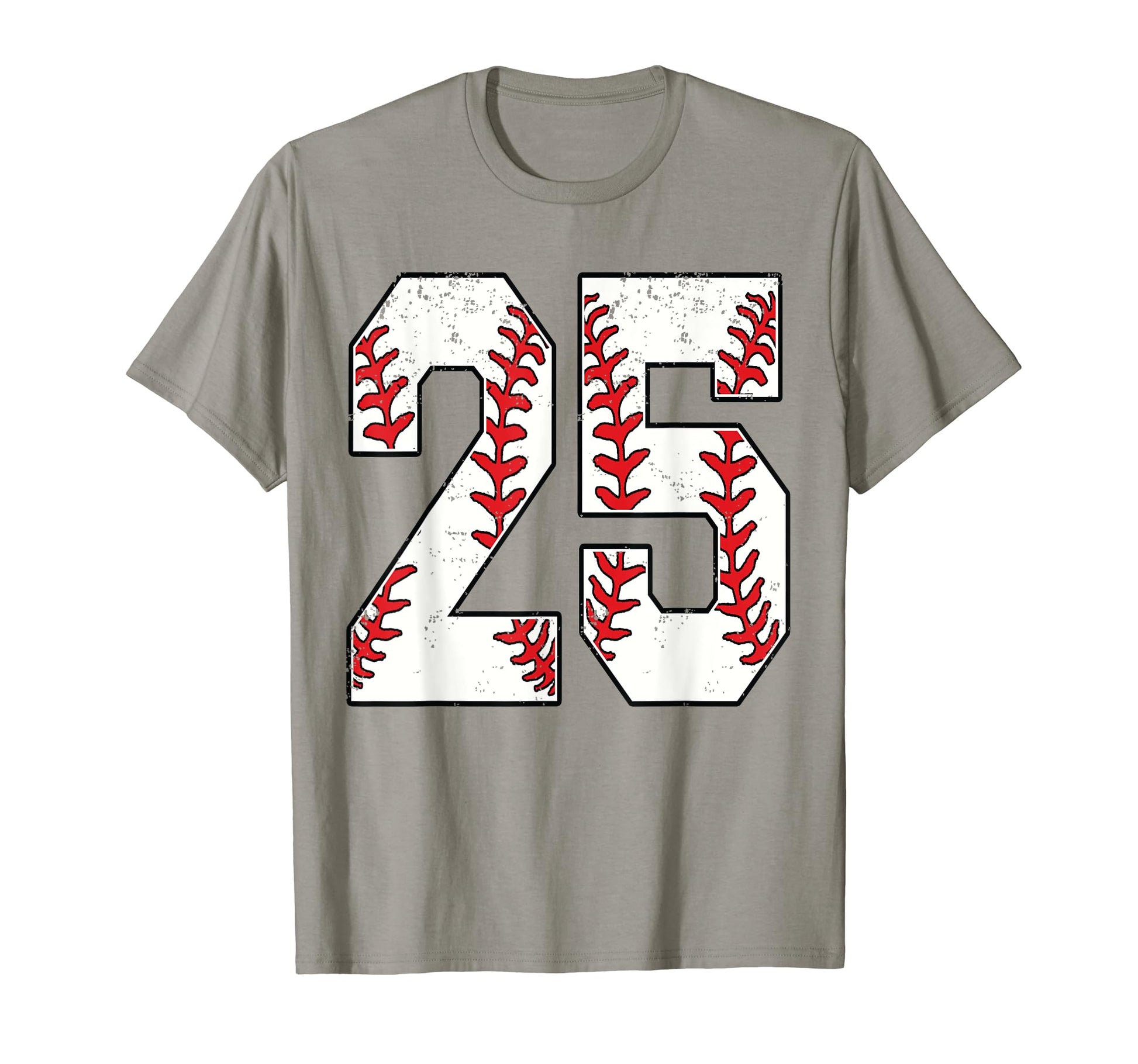 Number 25 Baseball 25 Jersey T-Shirt - Fun Novelty Design for Adults - T-Shirt, Sweatshirt, Hoodie