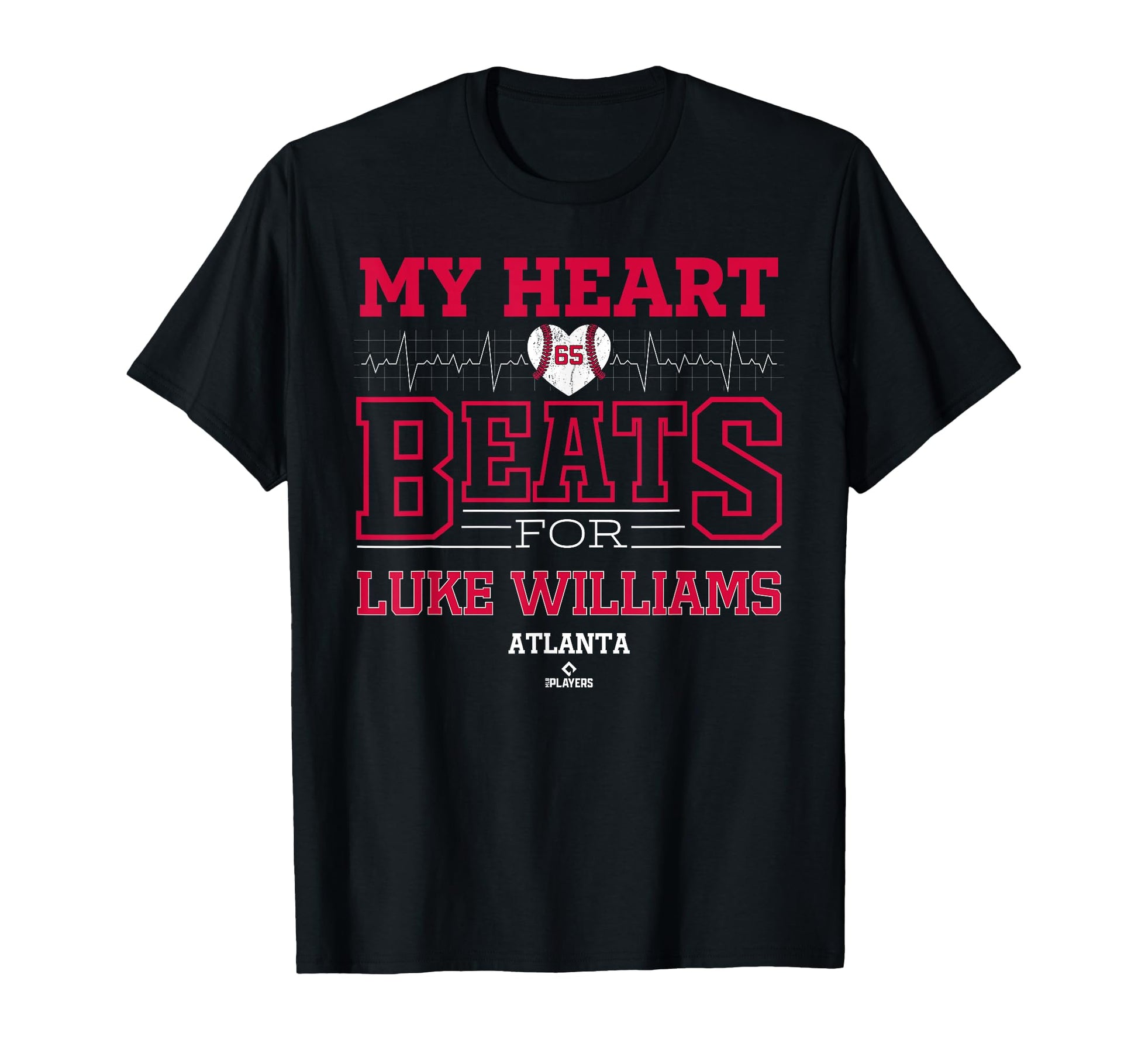 My Heart Beats Luke Williams Atlanta T-Shirt - Custom Art Print for Adults - T-Shirt, Sweatshirt, Hoodie
