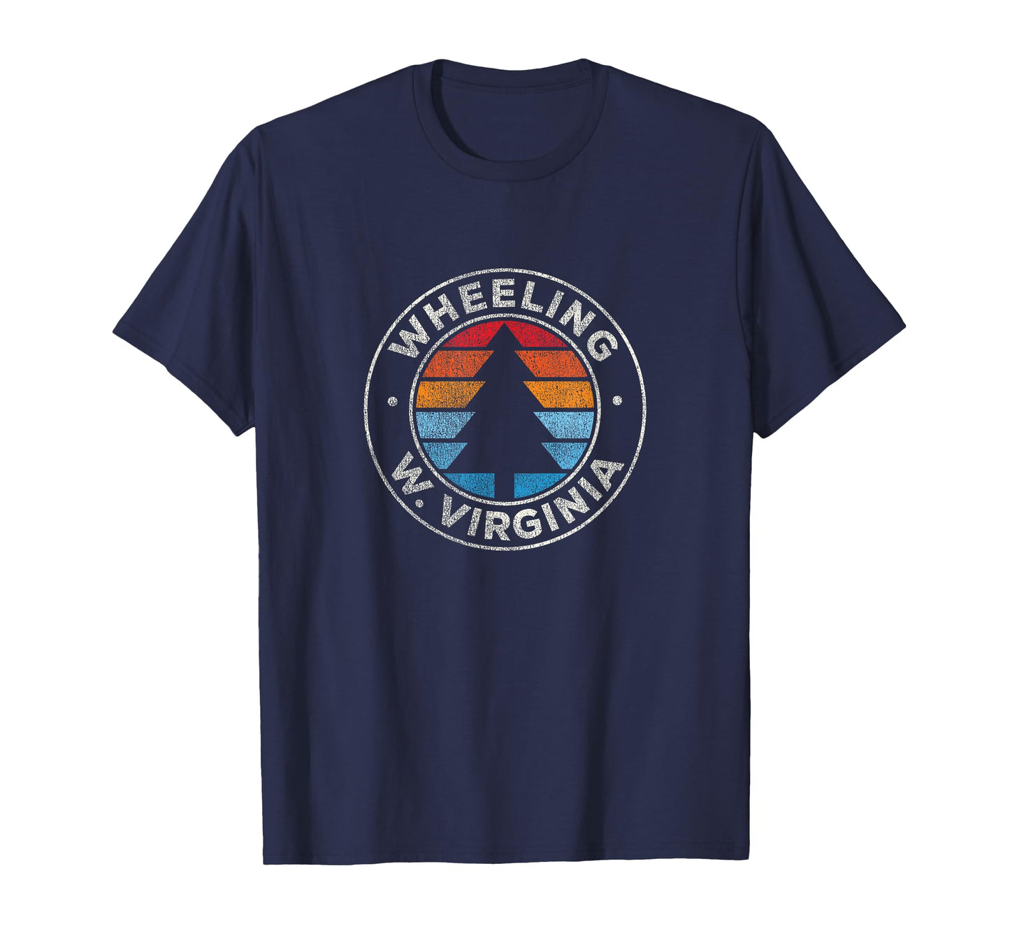 Wheeling West Virginia Wv 70S T-Shirt - Streetwear Style for Adults - T-Shirt, Sweatshirt, Hoodie