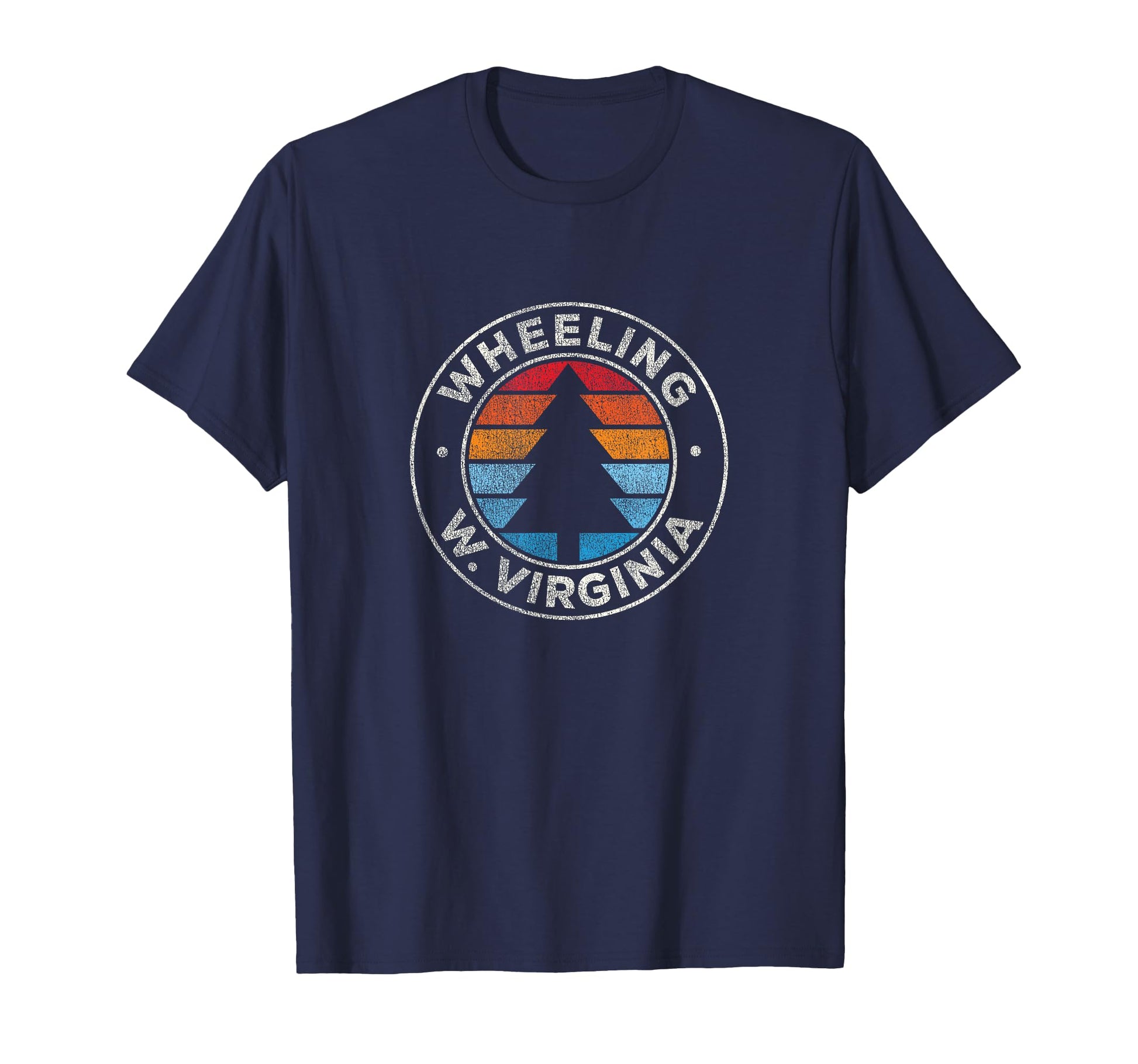 Wheeling West Virginia Wv 70S T-Shirt - Streetwear Style for Adults - T-Shirt, Sweatshirt, Hoodie