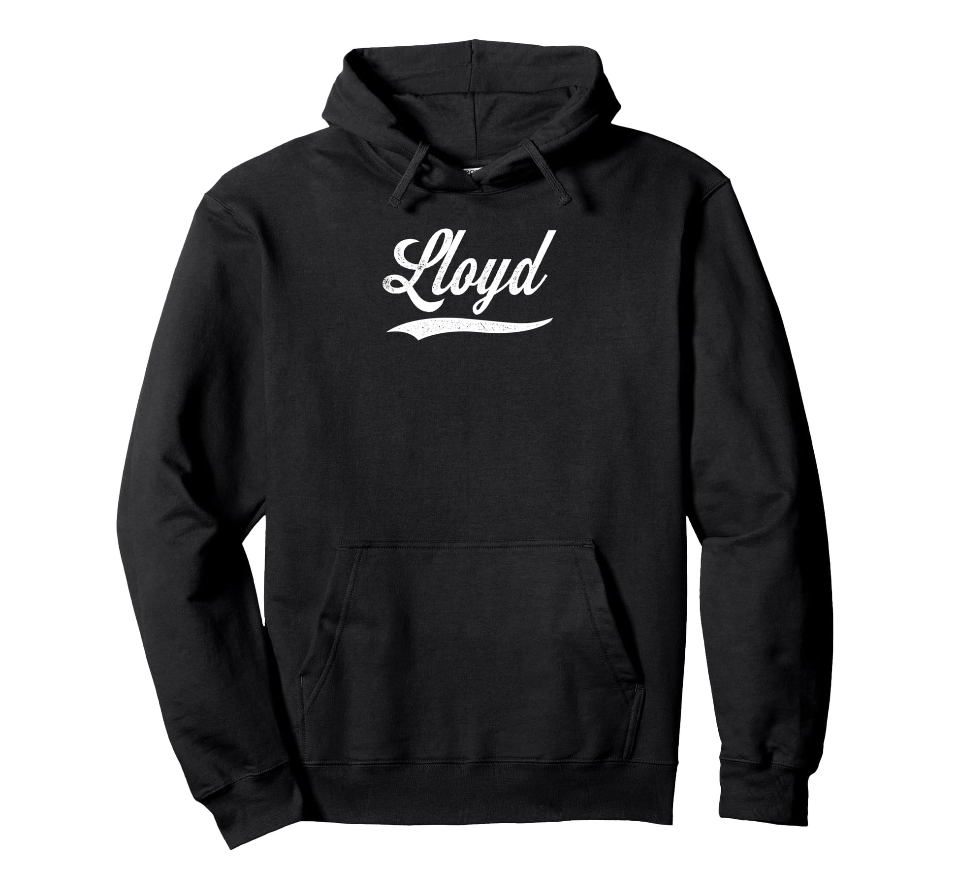 Distressed Script Daniel Lloyd Hoodie - Aesthetic Graphic for Adults - T-Shirt, Sweatshirt, Hoodie