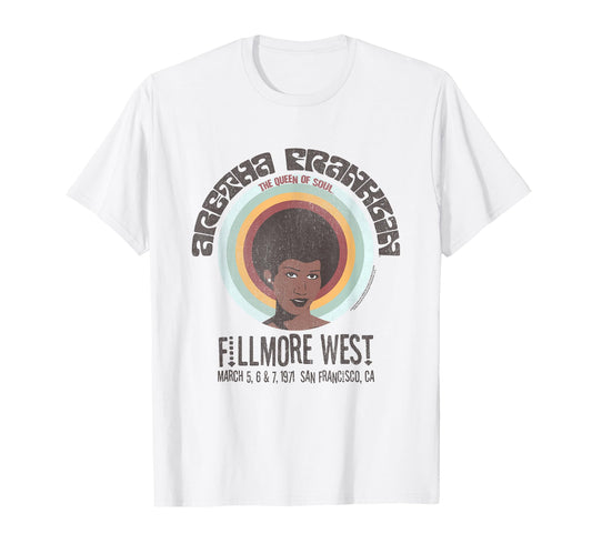 Aretha Franklin Fillmore West T-Shirt - Graphic Print Unisex - T-Shirt, Sweatshirt, Hoodie