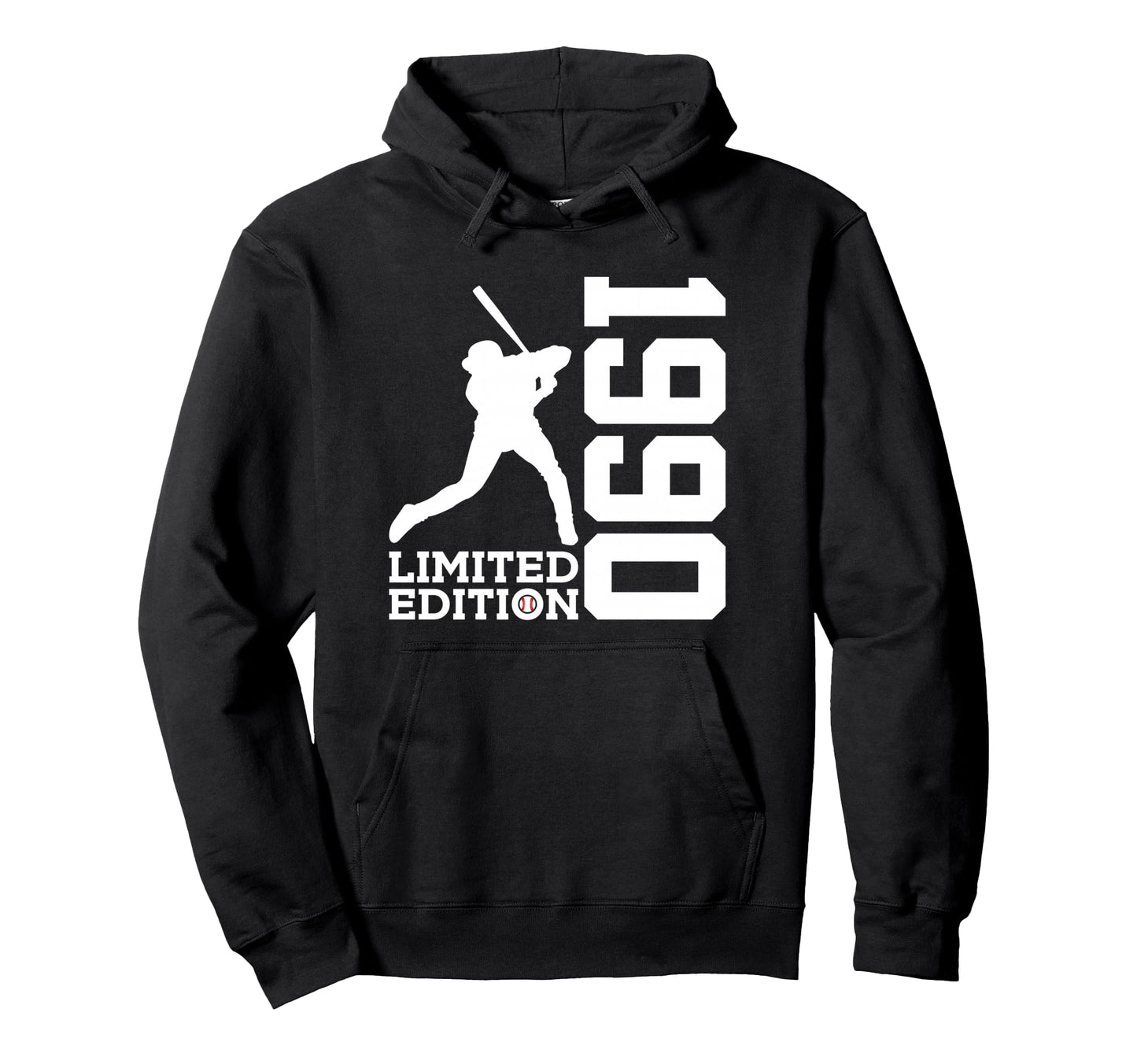 36Th Birthday Baseball 1990 Hoodie - Aesthetic Graphic Men Women - T-Shirt, Sweatshirt, Hoodie