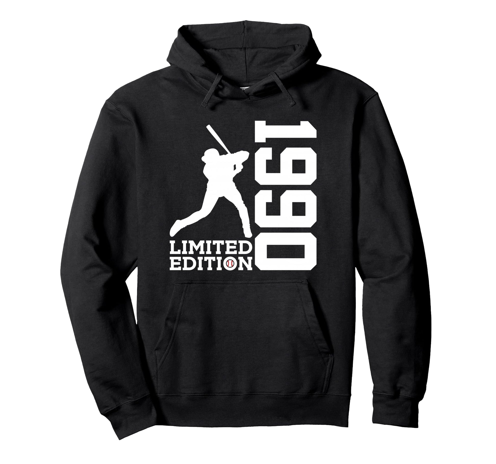 36Th Birthday Baseball 1990 Hoodie - Aesthetic Graphic Men Women - T-Shirt, Sweatshirt, Hoodie