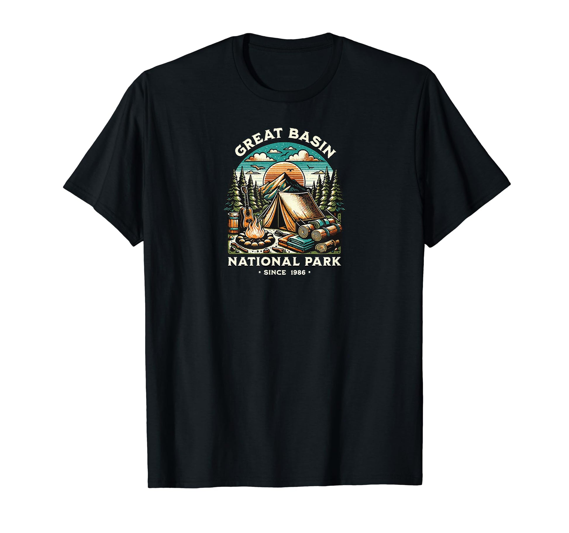 Great Basin National Park Camping T-Shirt - Trendy Graphic for Adults - T-Shirt, Sweatshirt, Hoodie