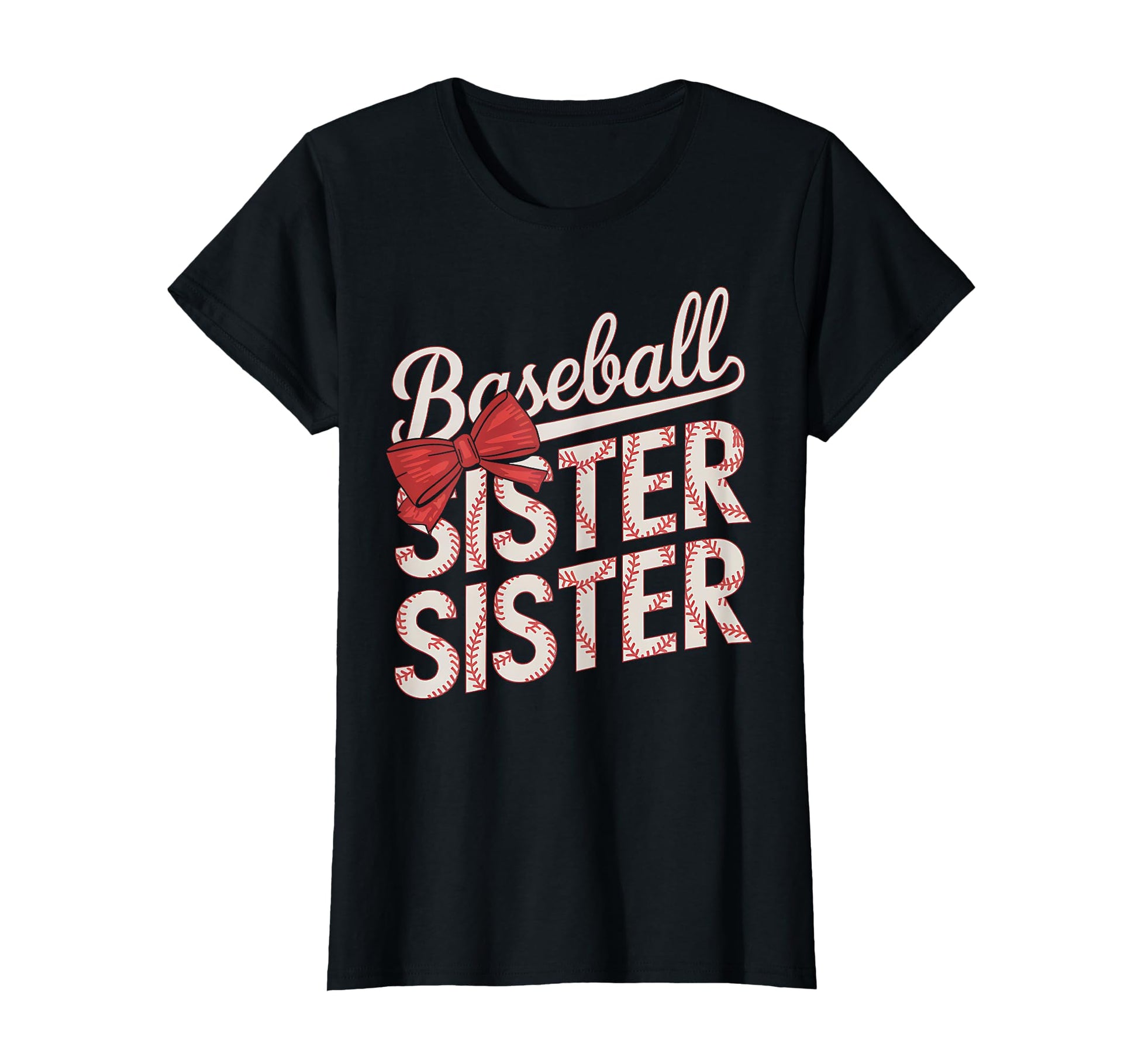 Funny Baseball Sis Coquette Bow T-Shirt - Aesthetic Graphic for Adults - T-Shirt, Sweatshirt, Hoodie