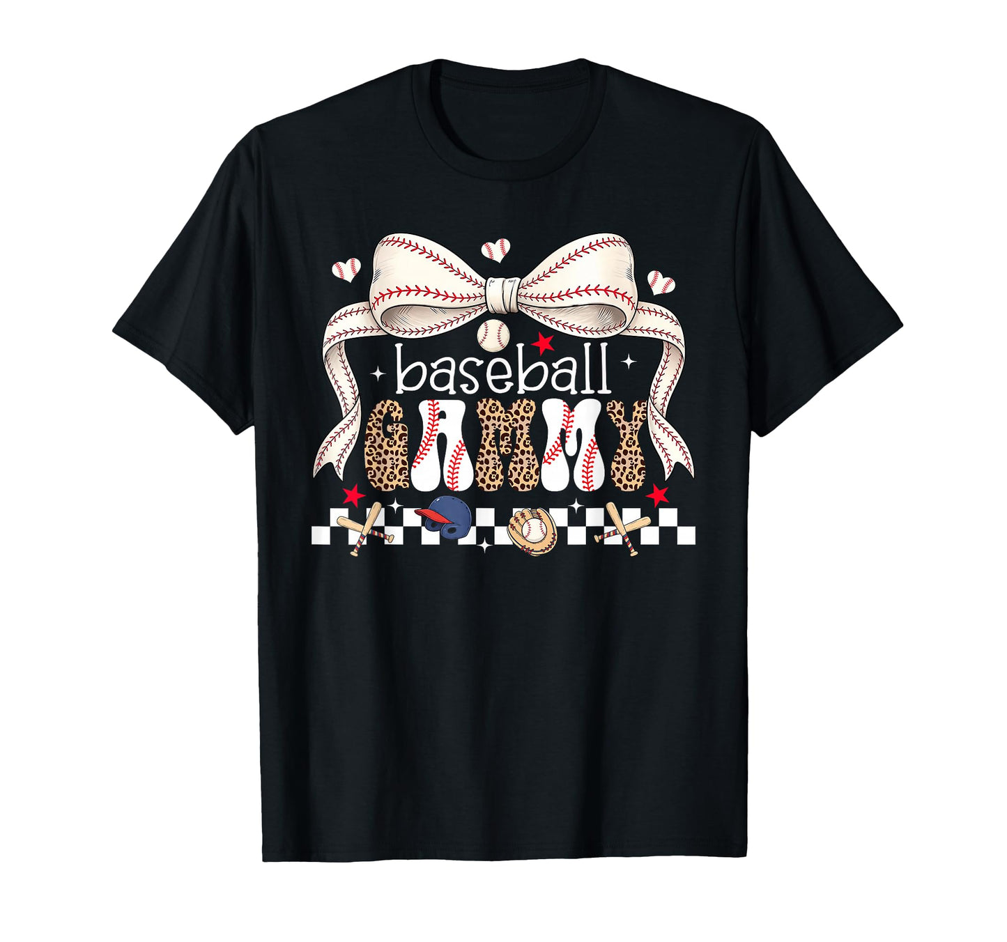Baseball Gammy Coquette Bow Baseball T-Shirt - Casual Everyday Wear Unisex - T-Shirt, Sweatshirt, Hoodie