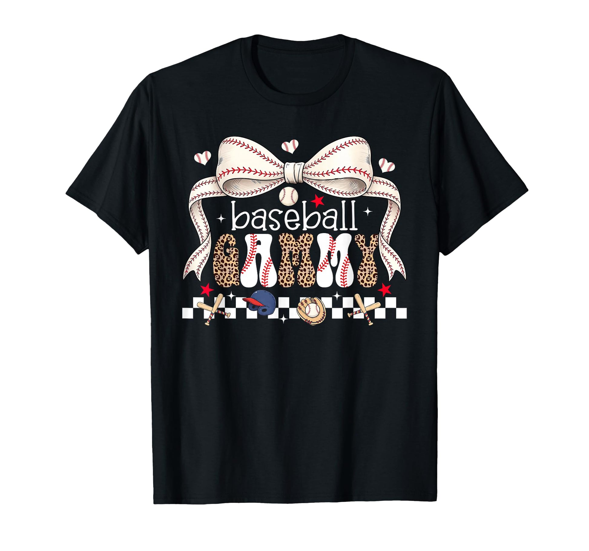 Baseball Gammy Coquette Bow Baseball T-Shirt - Casual Everyday Wear Unisex - T-Shirt, Sweatshirt, Hoodie