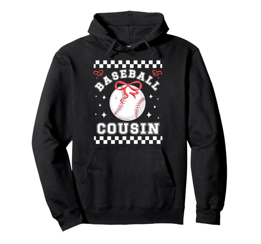 Baseball Cousin Coquette Cousin Hoodie - Streetwear Style for Adults - T-Shirt, Sweatshirt, Hoodie