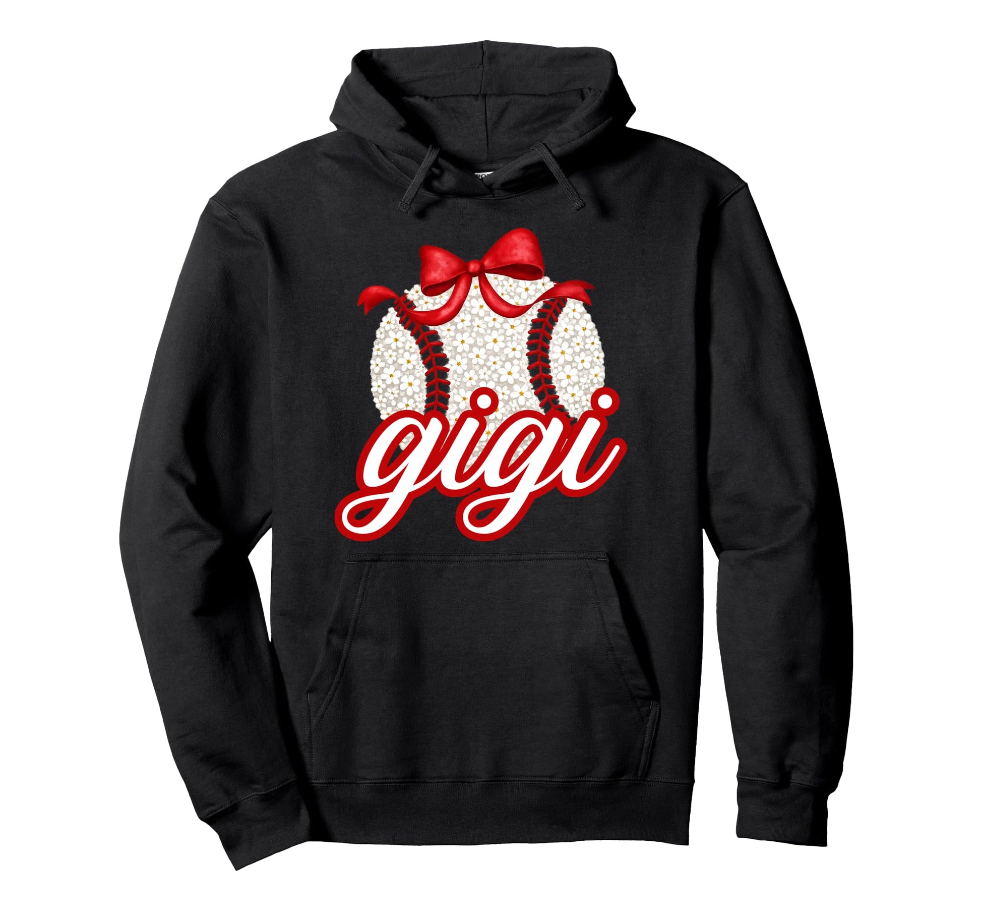Gigi Coquette Baseball Gigi Baseball Player Hoodie - Trendy Graphic Unisex - T-Shirt, Sweatshirt, Hoodie