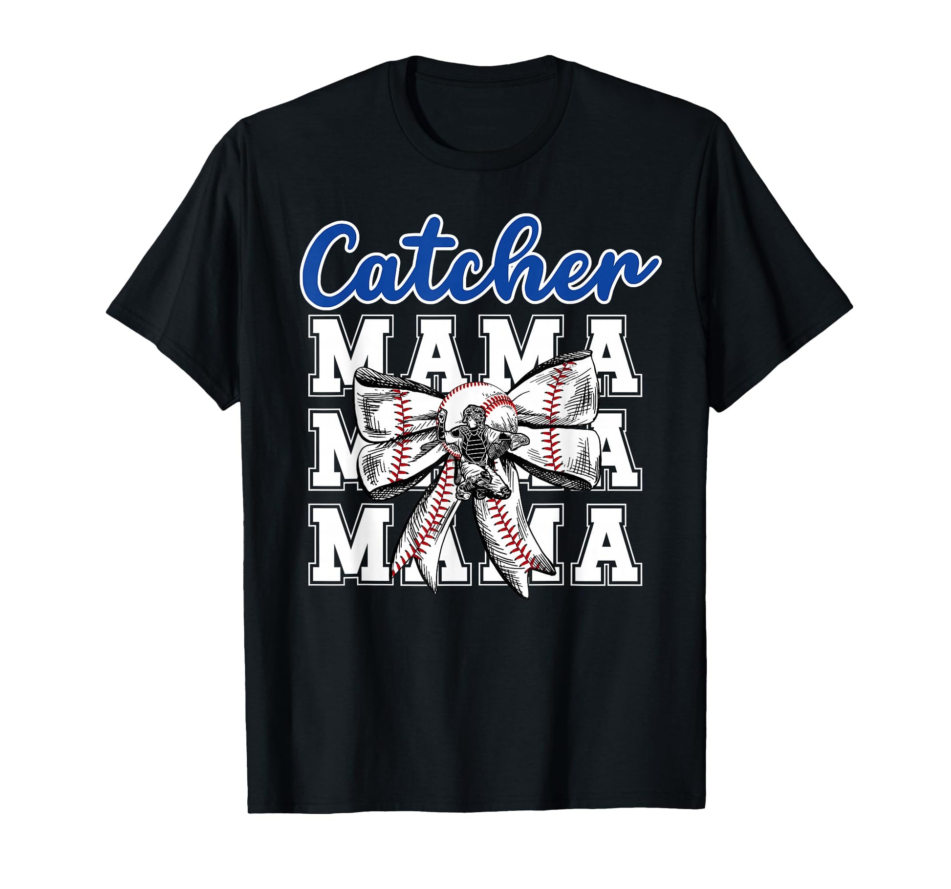 Baseball Catcher Mama Coquette Baseball T-Shirt - Trendy Graphic Men Women - T-Shirt, Sweatshirt, Hoodie