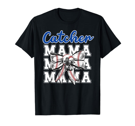 Baseball Catcher Mama Coquette Baseball T-Shirt - Trendy Graphic Men Women - T-Shirt, Sweatshirt, Hoodie