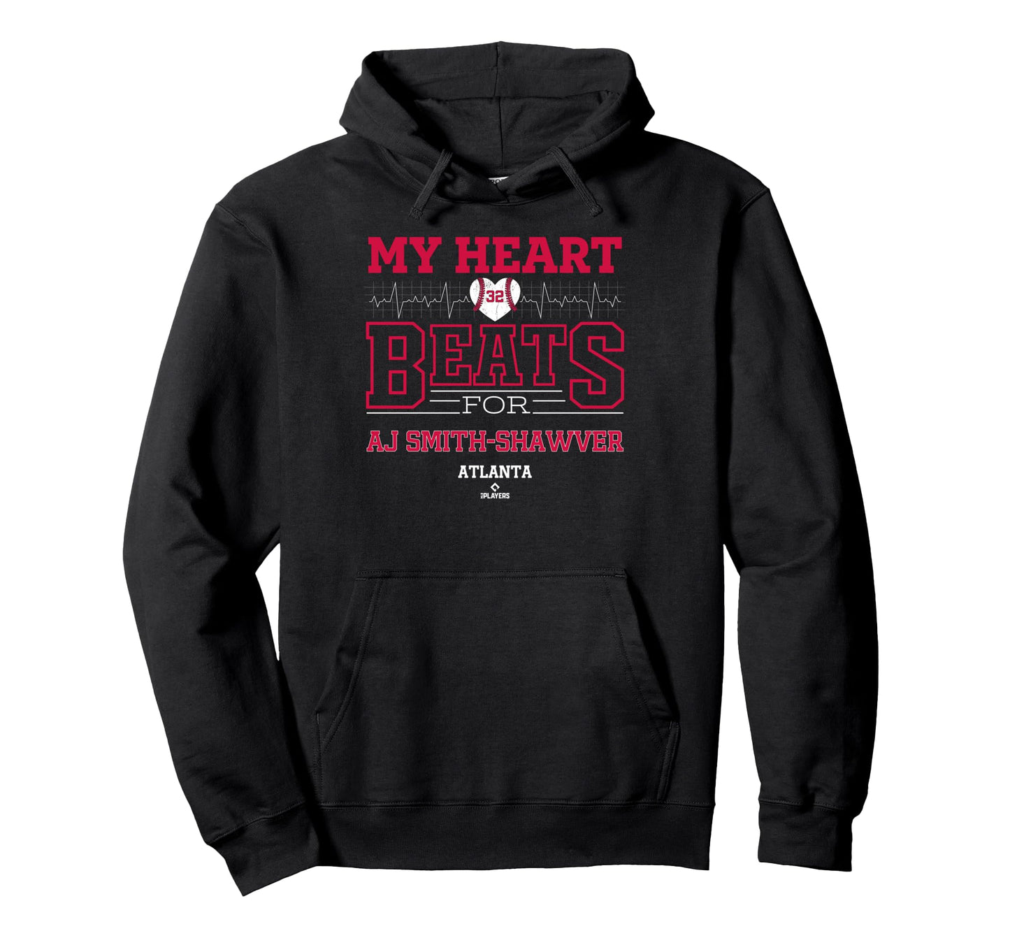My Heart Beats Aj Smith Shawver Hoodie - Novelty Apparel for Adults - T-Shirt, Sweatshirt, Hoodie