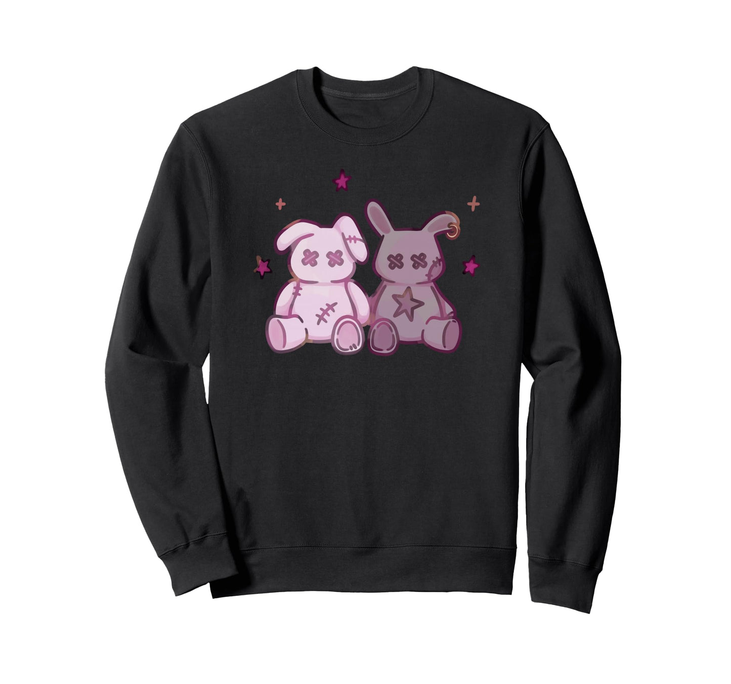 Creepy Y2K Harajuku Pastel Goth Doll Sweatshirt - Streetwear Style Unisex - T-Shirt, Sweatshirt, Hoodie