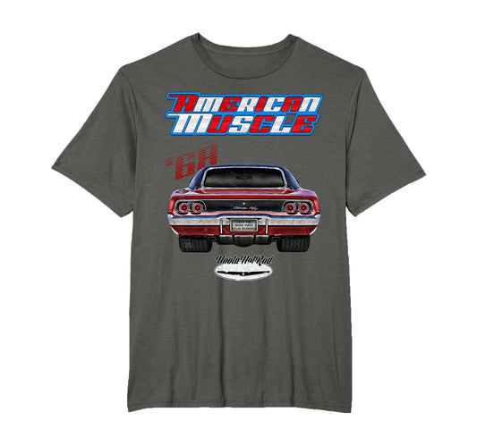 1968 Charger Super Bee Hot Rod Muscle T-Shirt - Unique Graphic for Adults - T-Shirt, Sweatshirt, Hoodie