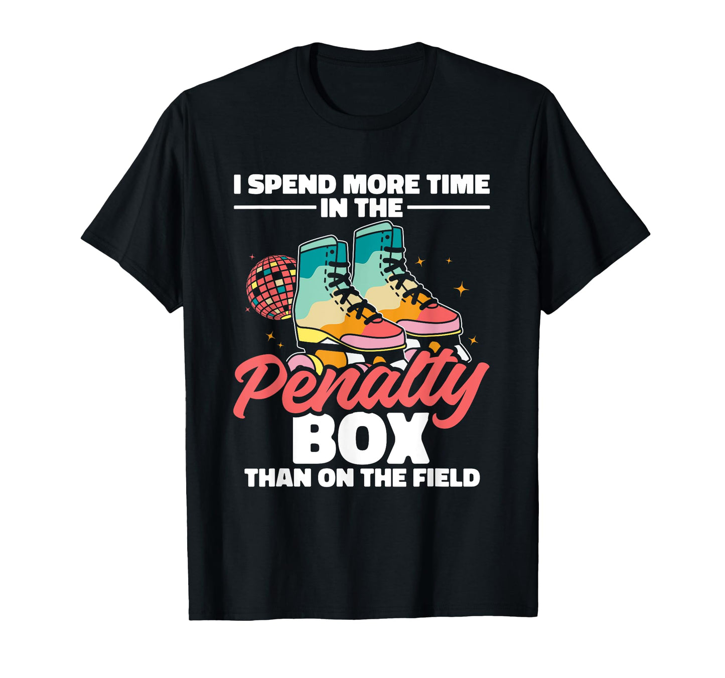 Roller Derby Skate Colorful T-Shirt - Casual Everyday Wear Men Women - T-Shirt, Sweatshirt, Hoodie
