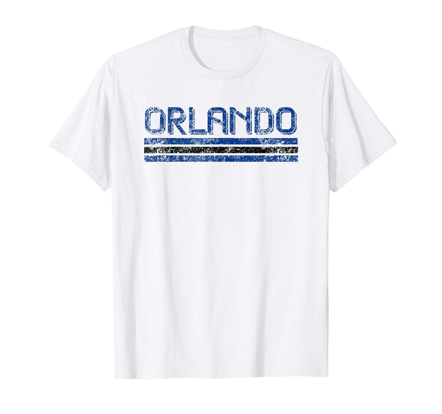 Orlando Florida Weathered Stripe T-Shirt - Trendy Graphic for Adults - T-Shirt, Sweatshirt, Hoodie
