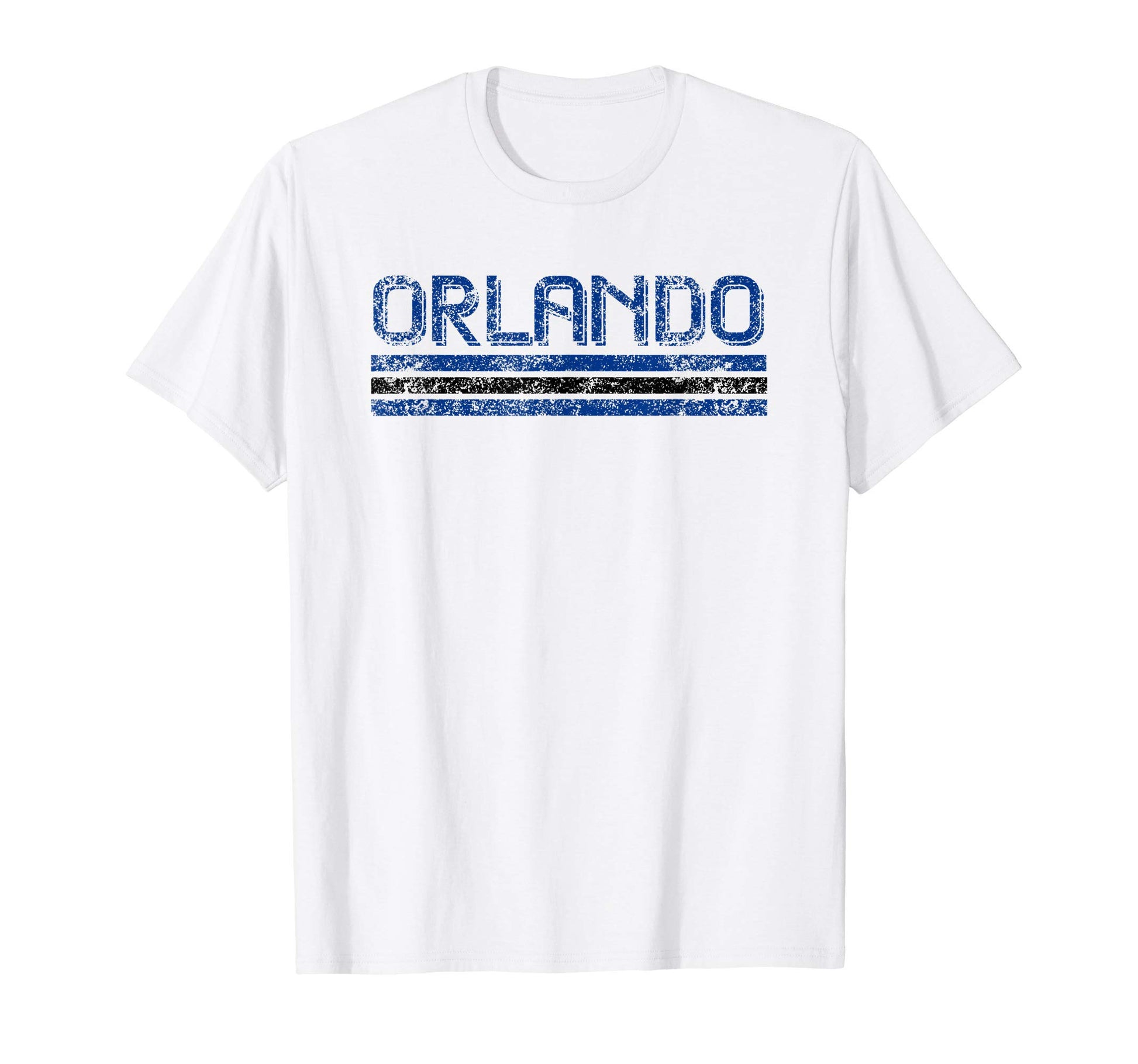 Orlando Florida Weathered Stripe T-Shirt - Trendy Graphic for Adults - T-Shirt, Sweatshirt, Hoodie