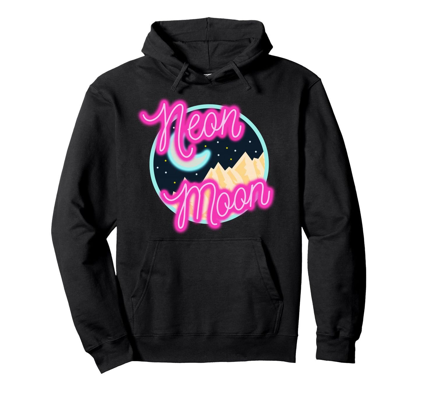 Neon Moon Western 80S 90S Country Hoodie - Streetwear Style for Adults - T-Shirt, Sweatshirt, Hoodie