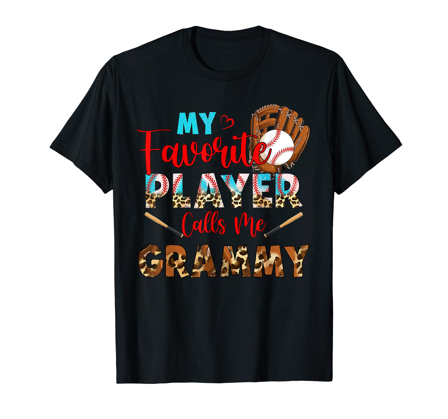 My Favorite Player Calls Me Grammy T-Shirt - Unique Graphic Unisex - T-Shirt, Sweatshirt, Hoodie