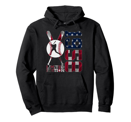 68Th Birthday Baseball 1958 Hoodie - Trendy Graphic Unisex - T-Shirt, Sweatshirt, Hoodie