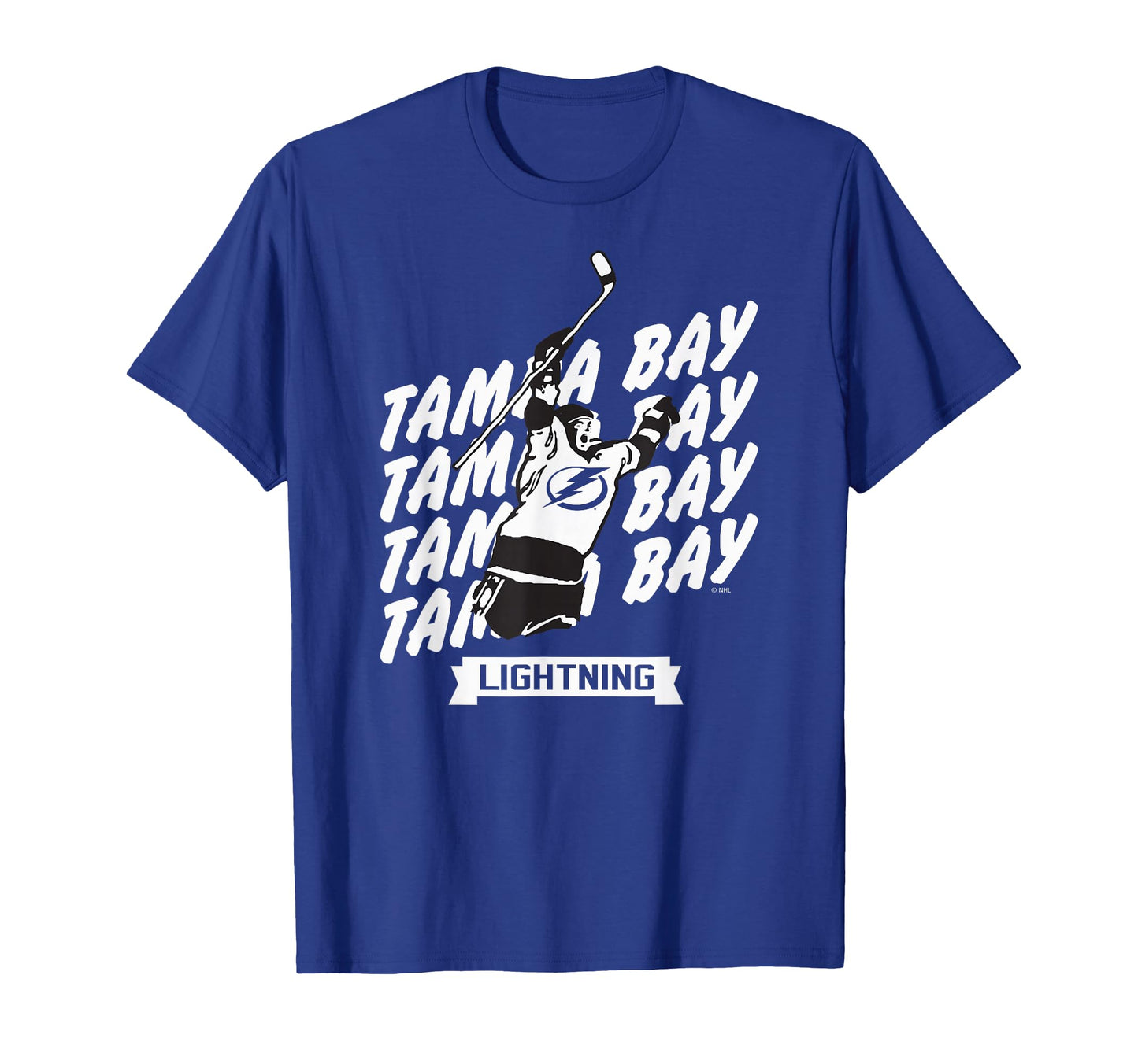 Tampa Bay Lightning Graffiti Royal T-Shirt - Minimalist Print Unisex - T-Shirt, Sweatshirt, Hoodie