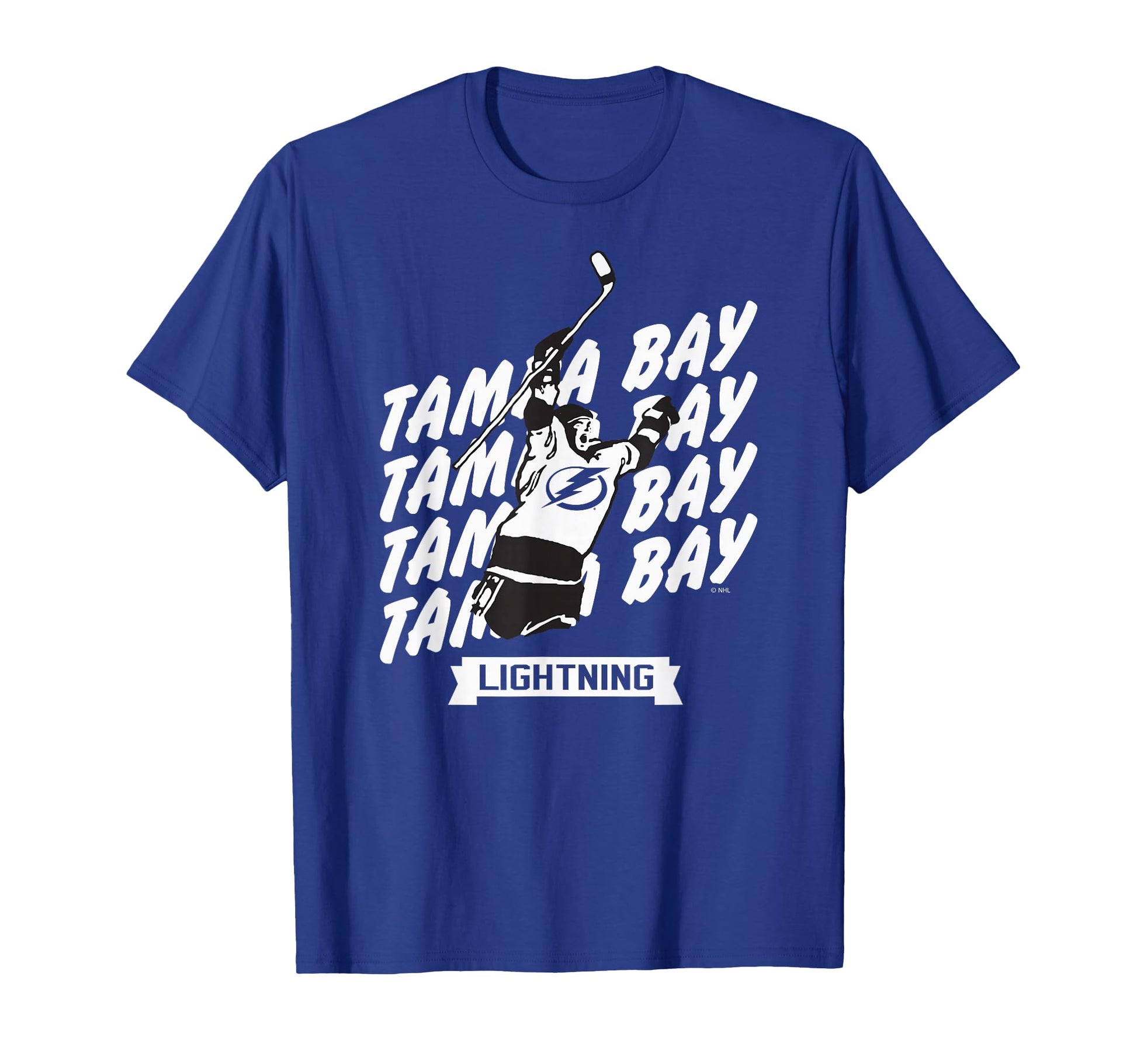 Tampa Bay Lightning Graffiti Royal T-Shirt - Minimalist Print Unisex - T-Shirt, Sweatshirt, Hoodie