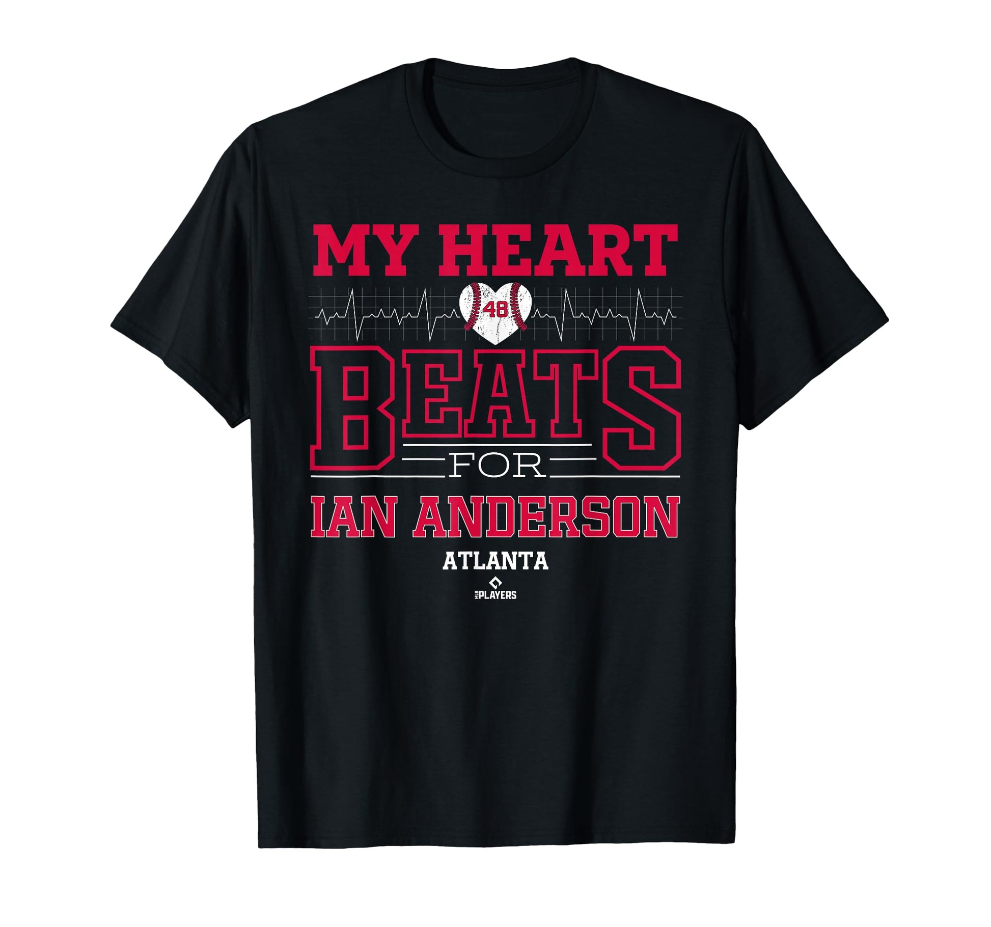 My Heart Beats Ian Anderson Atlanta T-Shirt - Fun Novelty Design Unisex - T-Shirt, Sweatshirt, Hoodie