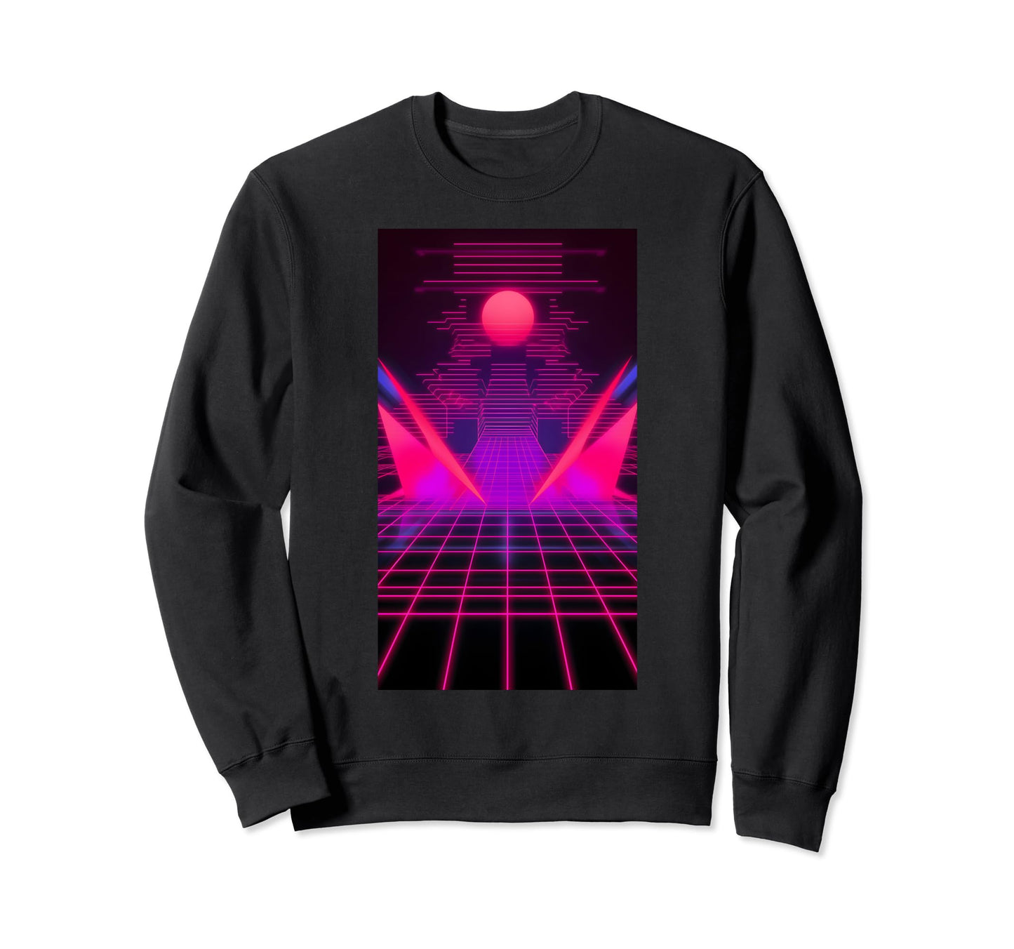 Retrowave 80S Vaporwave Synthwave Sweatshirt - Graphic Print Unisex - T-Shirt, Sweatshirt, Hoodie