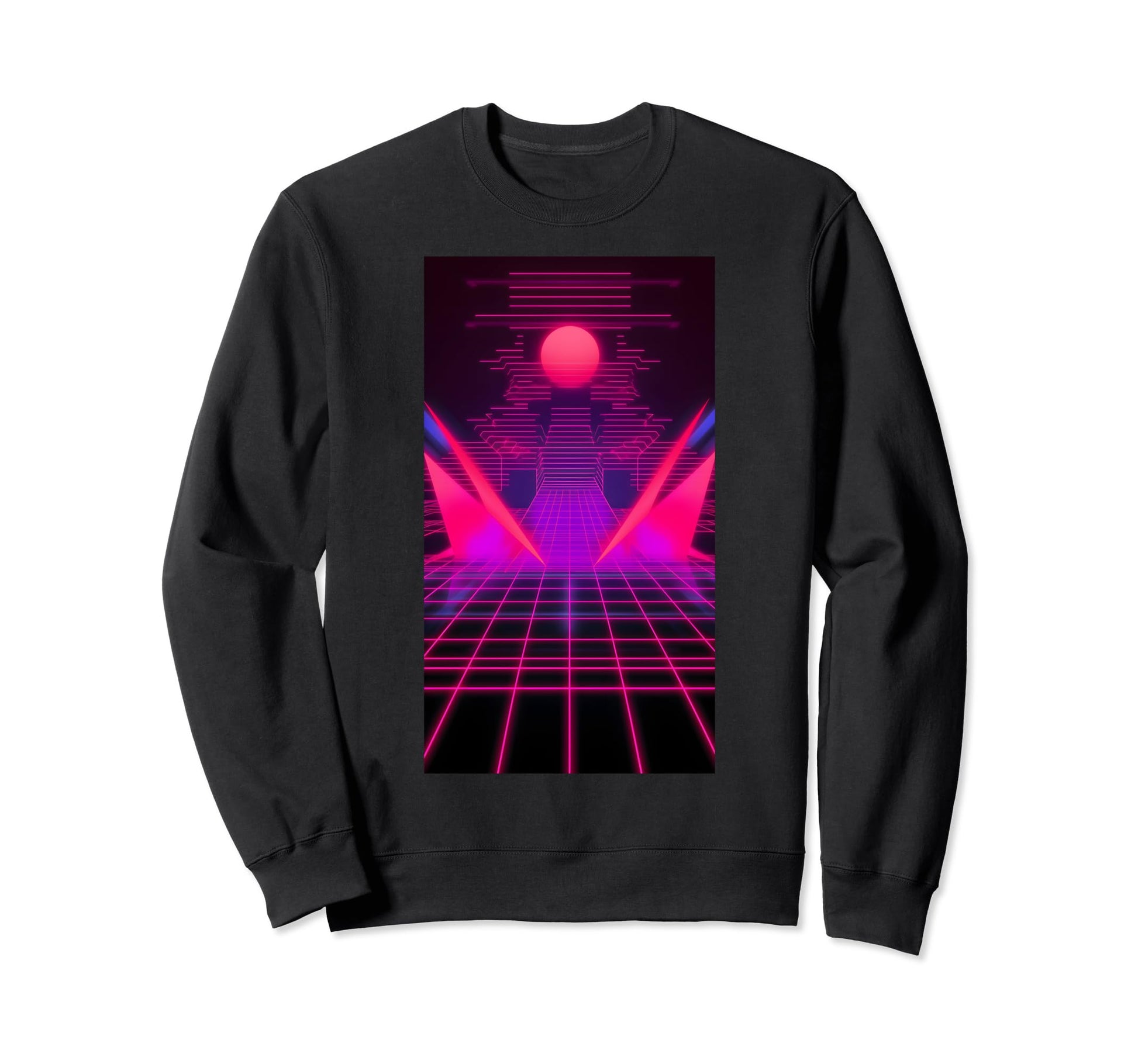 Retrowave 80S Vaporwave Synthwave Sweatshirt - Graphic Print Unisex - T-Shirt, Sweatshirt, Hoodie