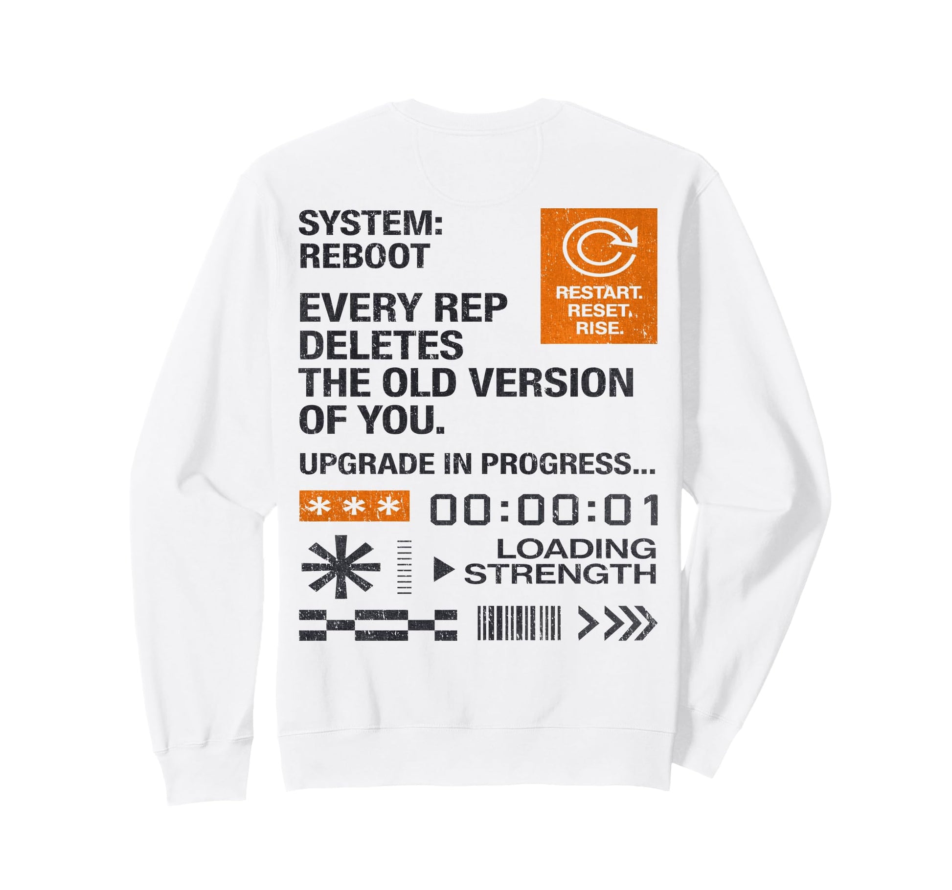Fitness Y2K Gym Training Back Yoga Sweatshirt - Custom Art Print Unisex - T-Shirt, Sweatshirt, Hoodie