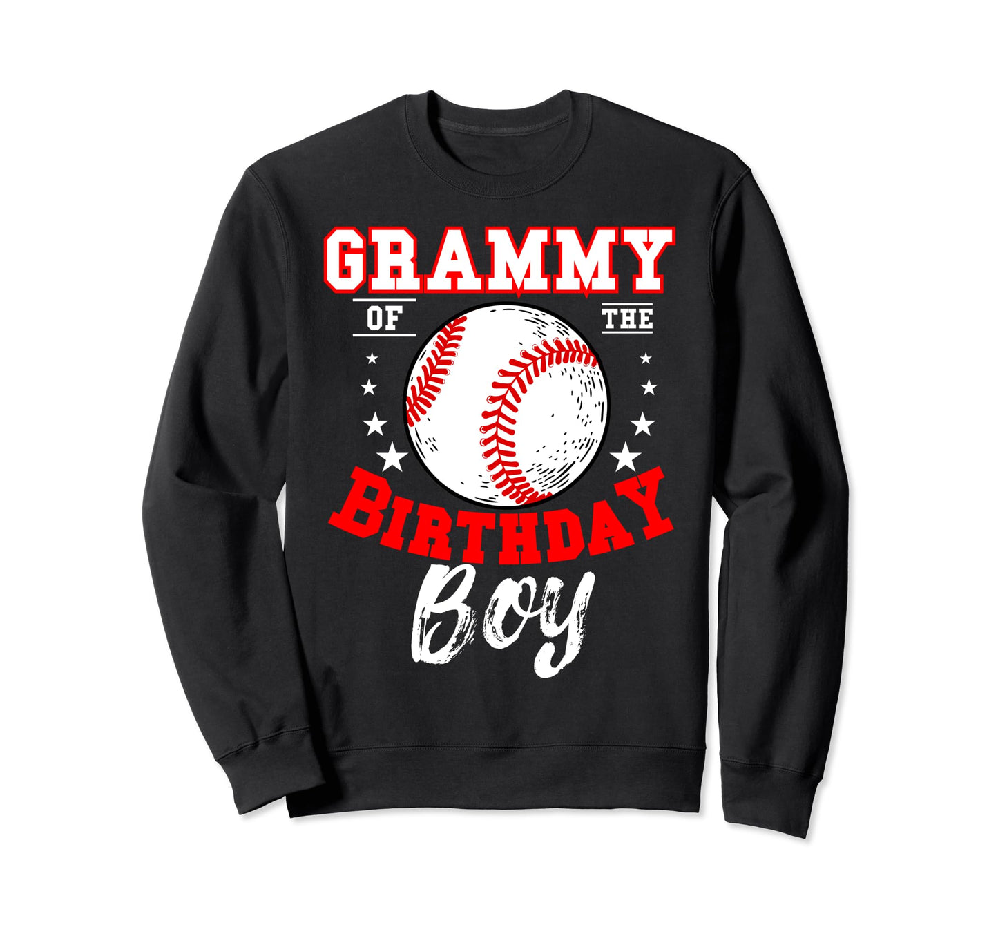 Grammy Birthday Baseball Theme Bday Sweatshirt - Custom Art Print Unisex - T-Shirt, Sweatshirt, Hoodie